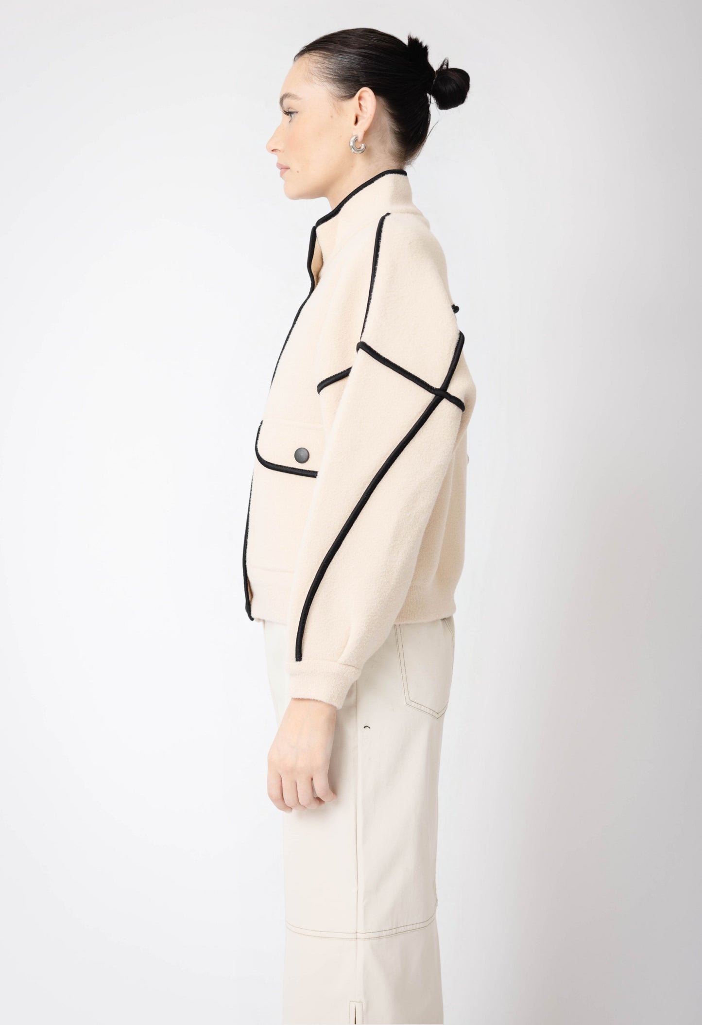 Cardi Jacket in Beige