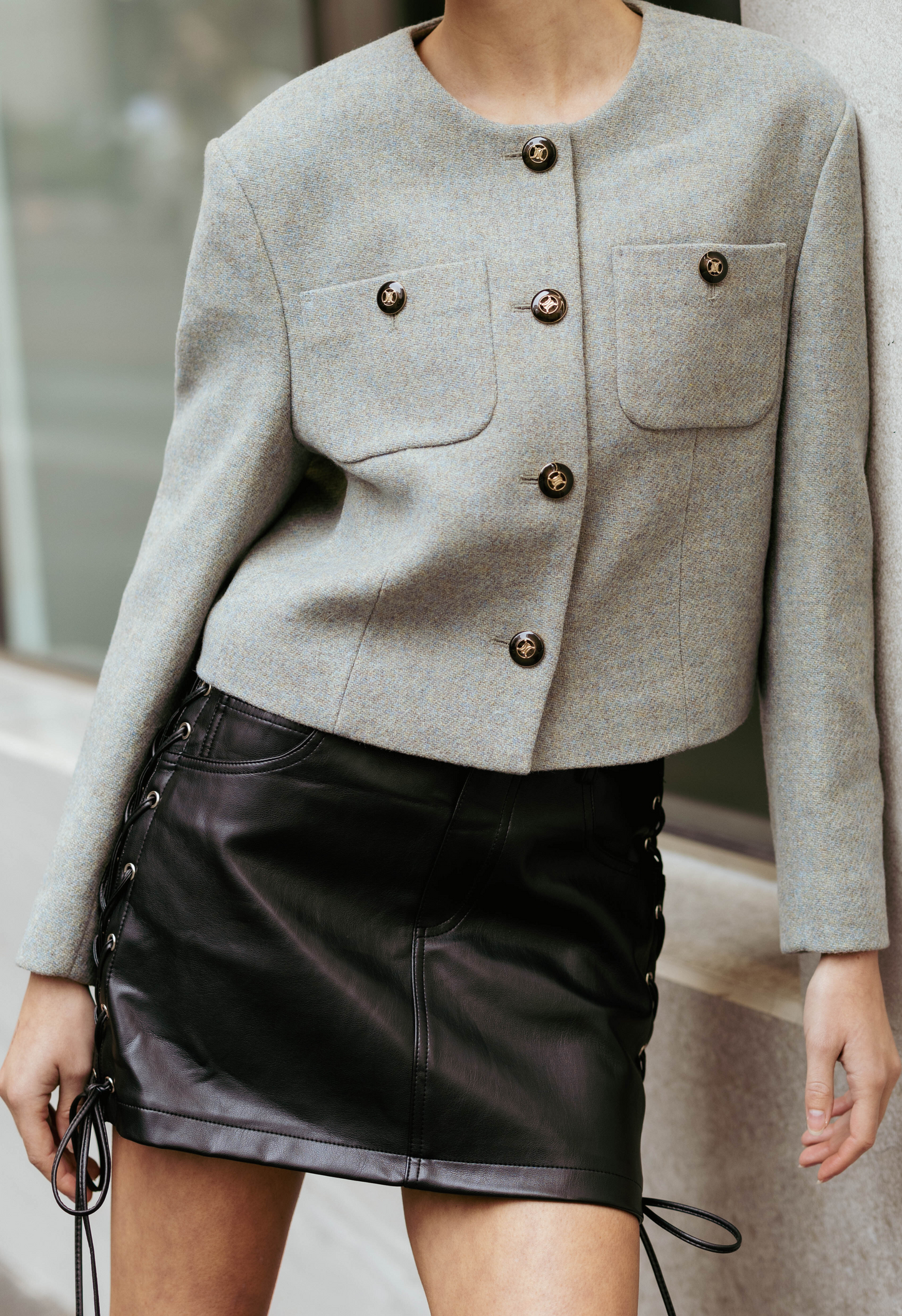 Rosalie Jacket In Grey