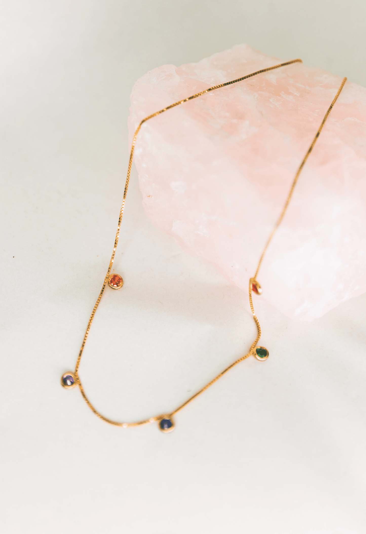 Rainbow Crystal Necklace