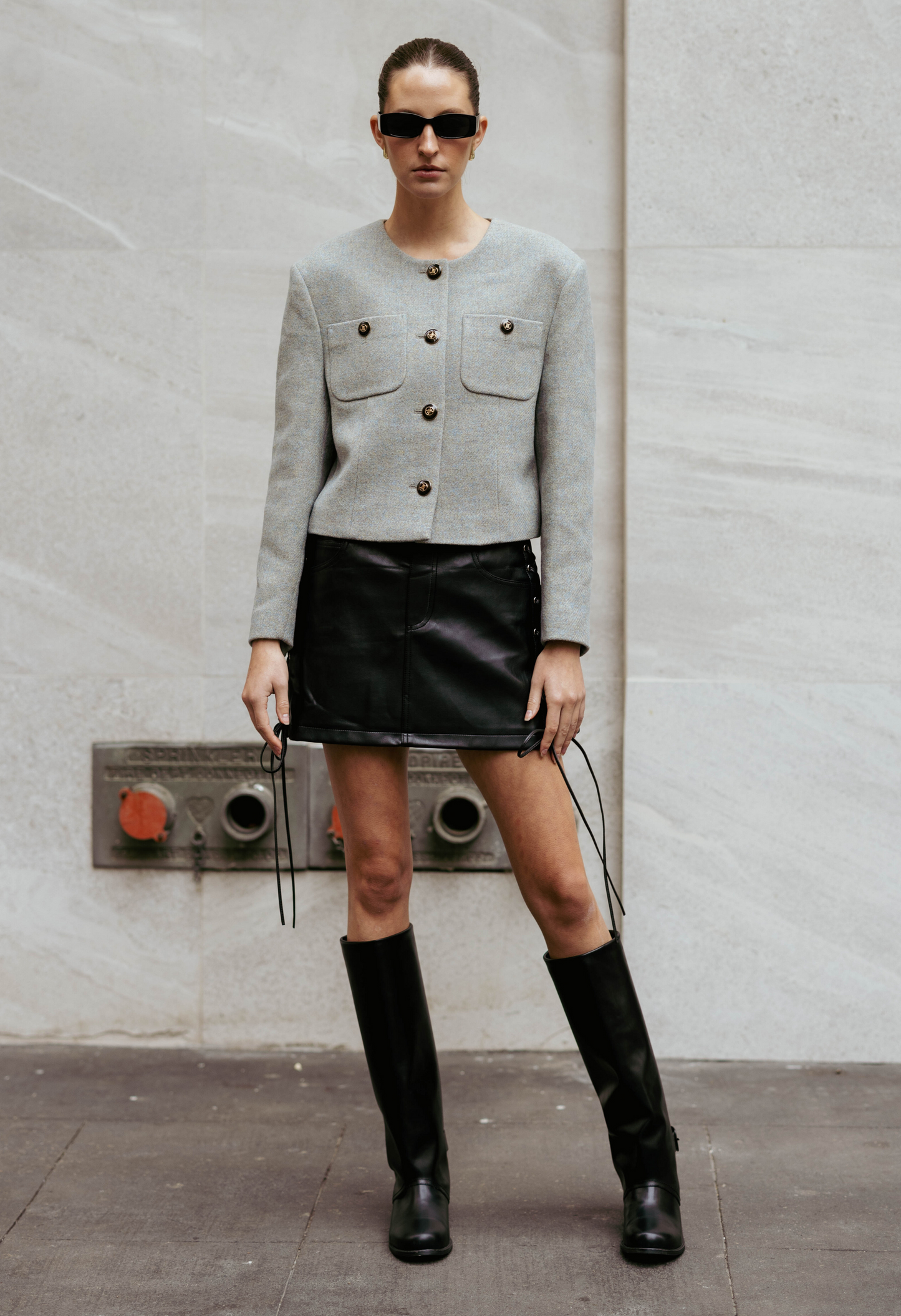 Rosalie Jacket In Grey