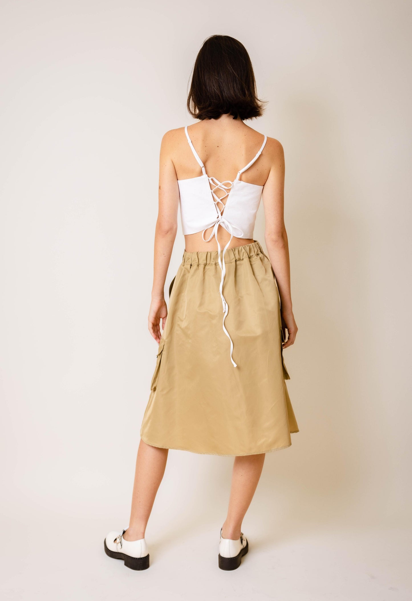 Cargo Skirt in Tan