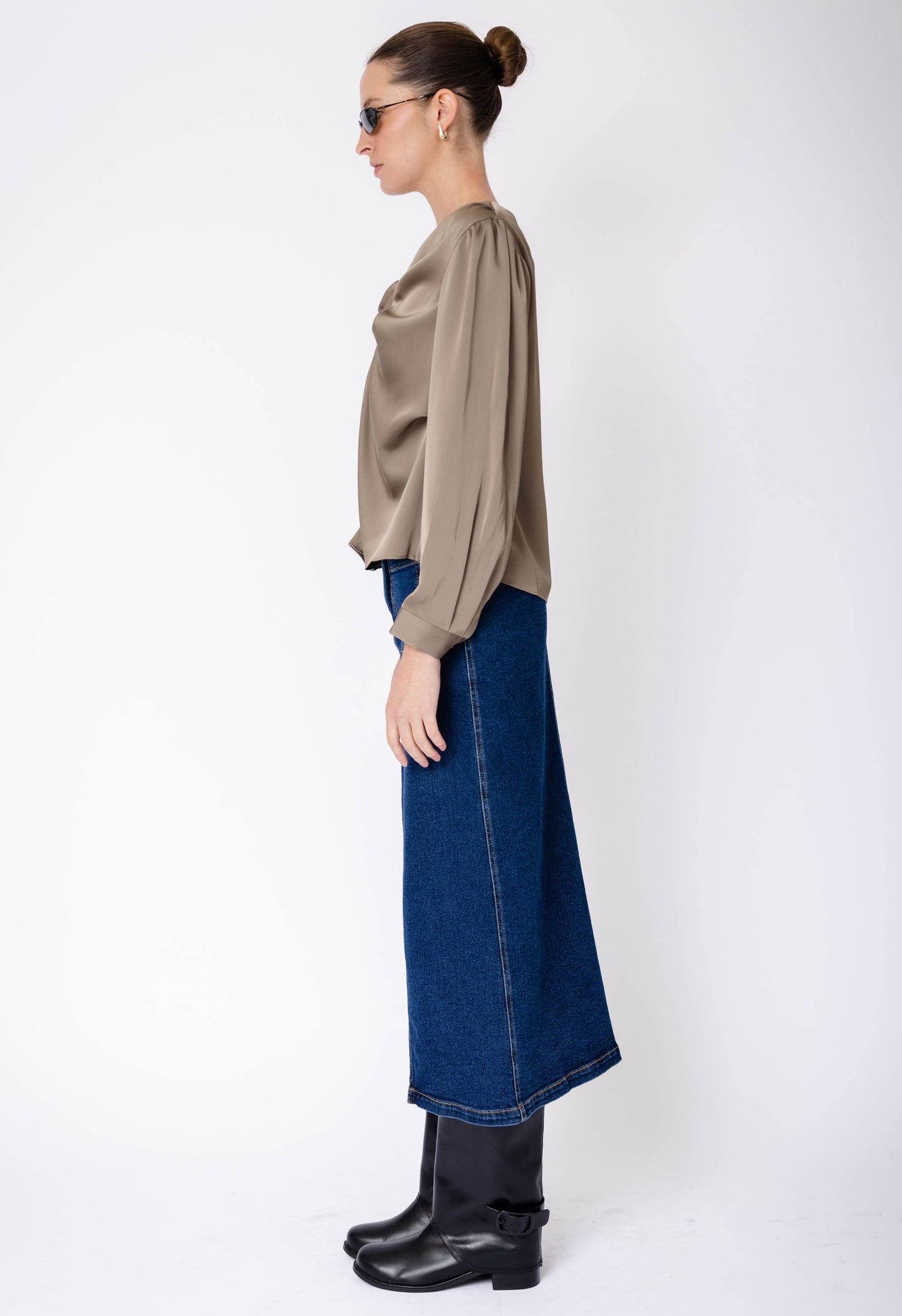 Hugh Skirt in Indigo