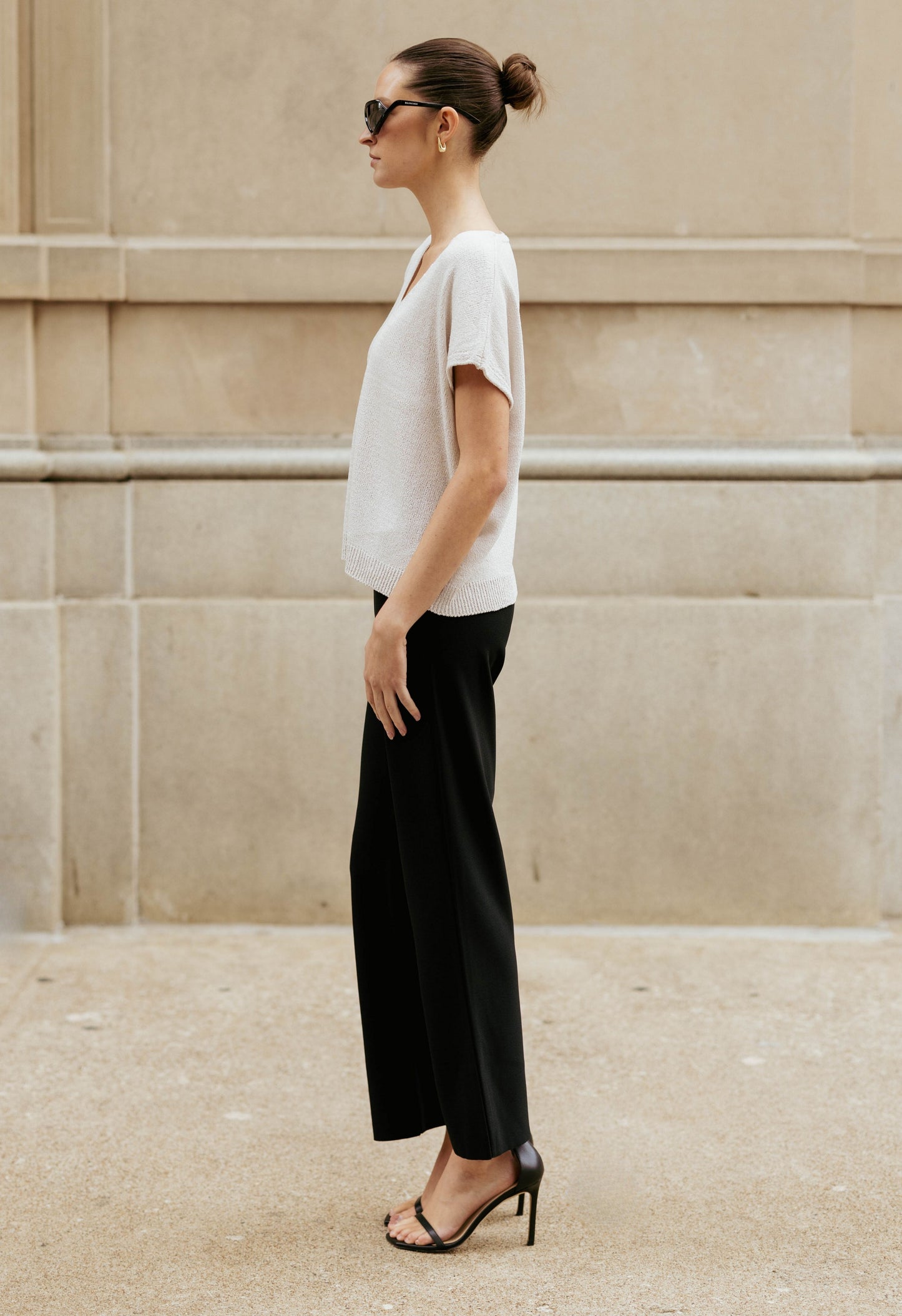 Remi Flare Trouser In Black