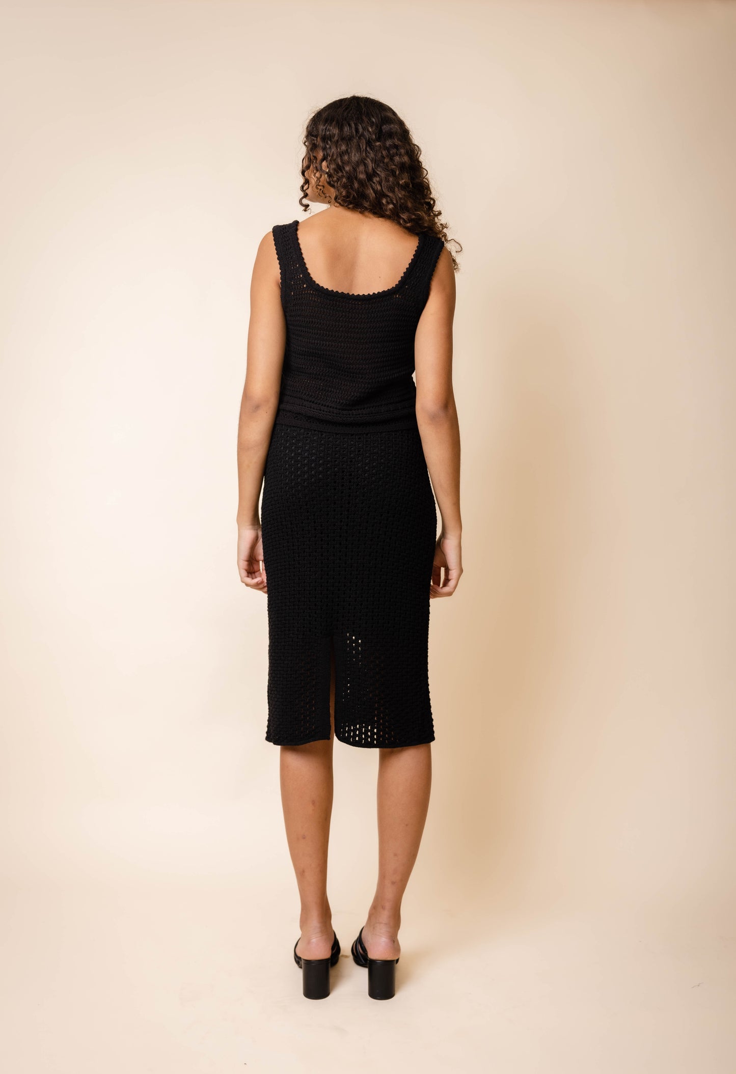 Solstice Knit Skirt In Black