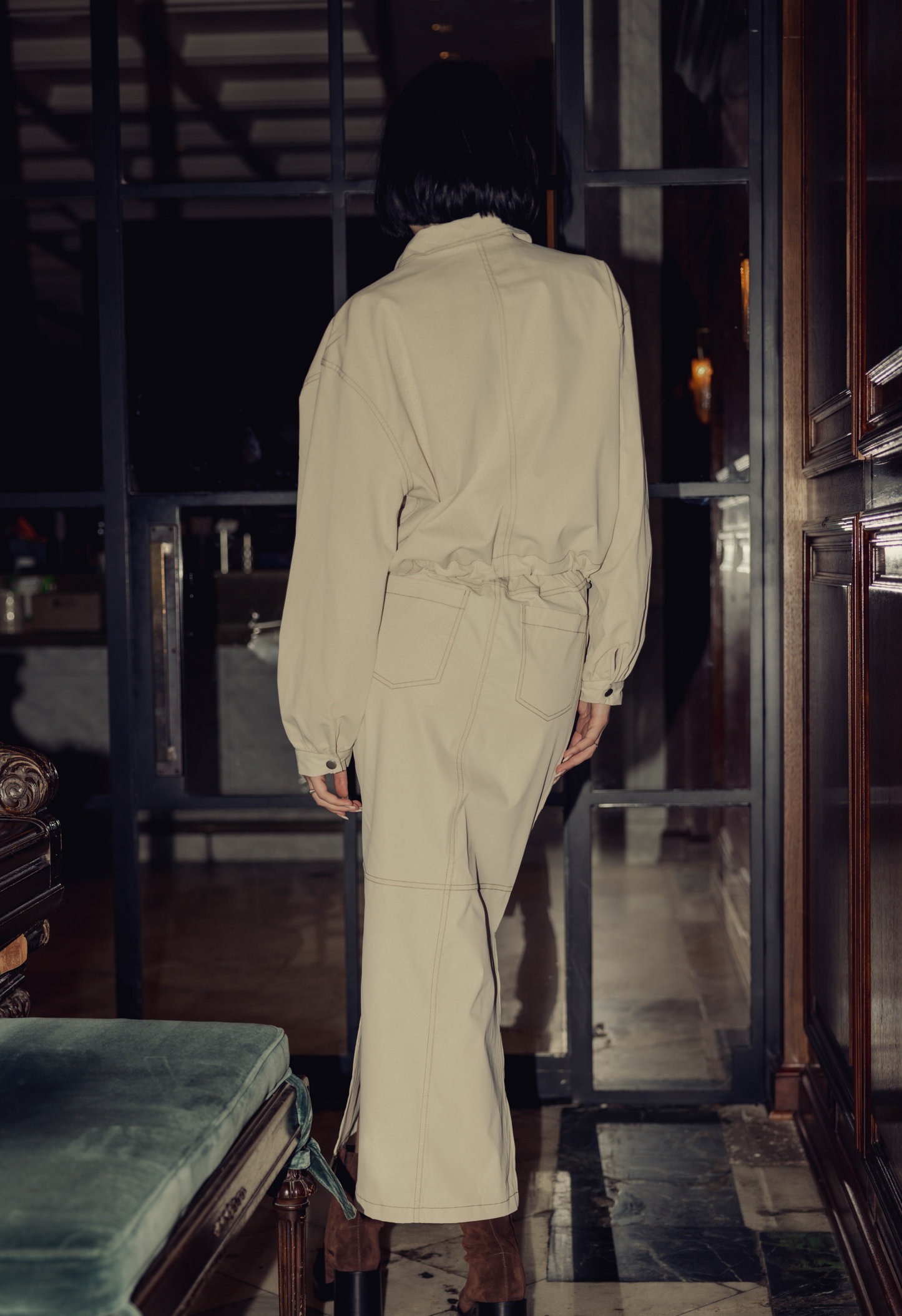 Knox Jacket In Beige