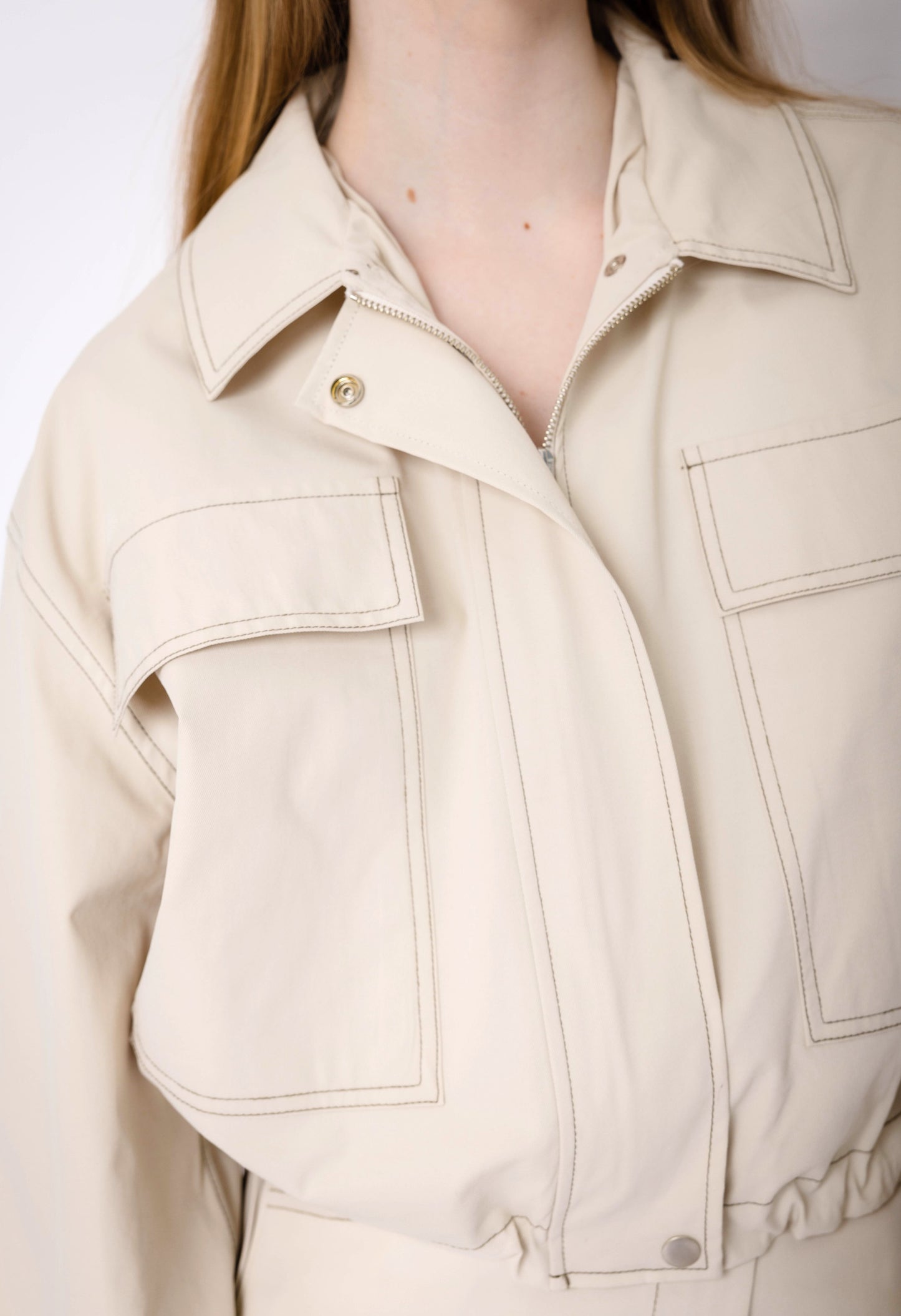 Knox Jacket In Beige
