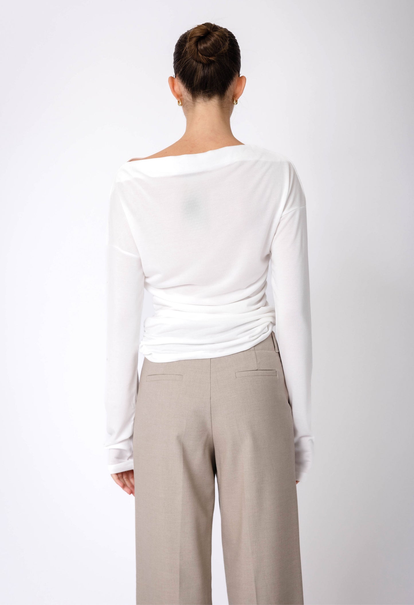Glacier Ruched Long Sleeve