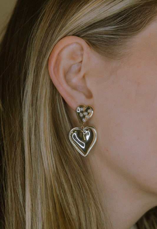 Pearl Sweetheart Earrings