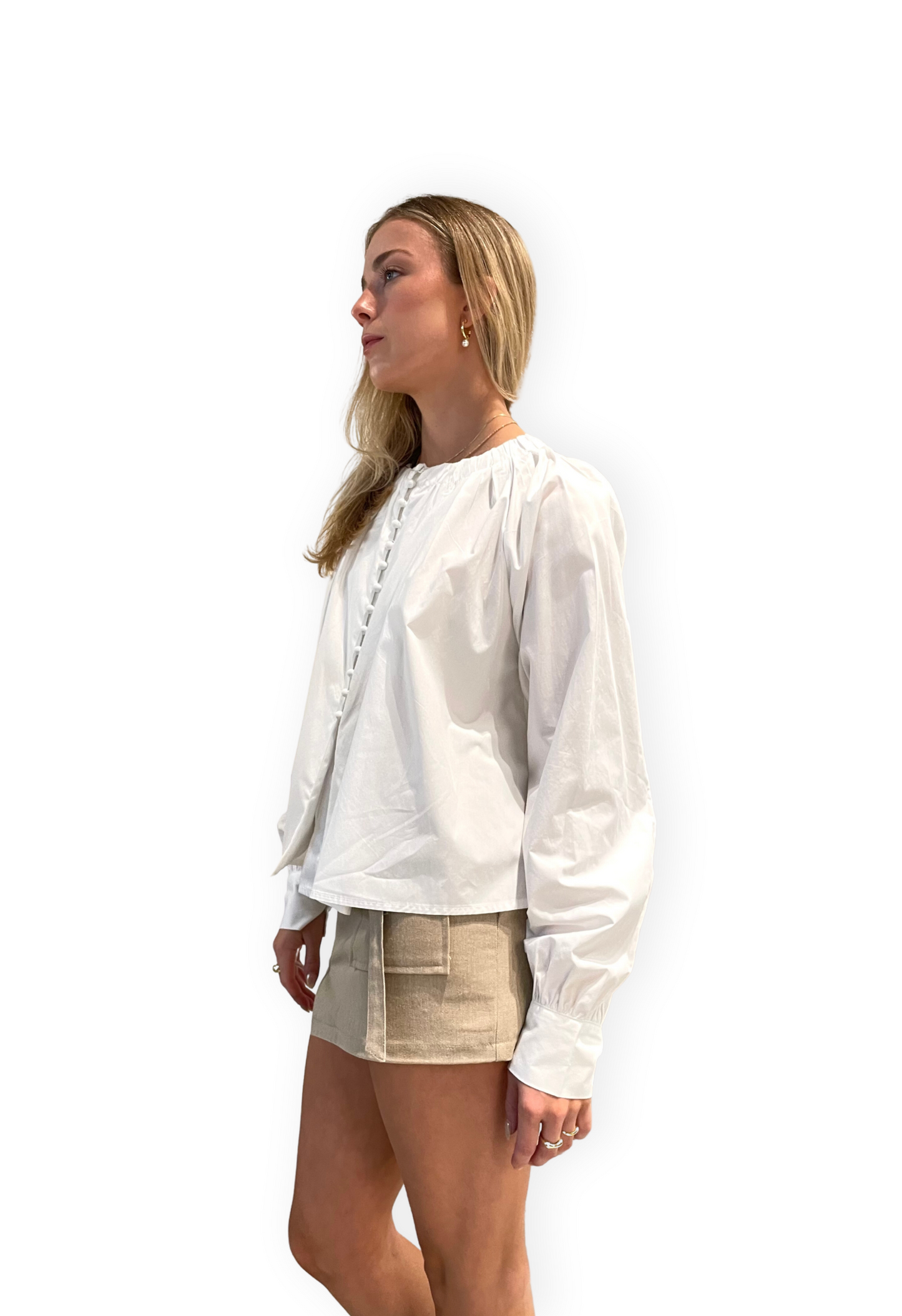 Mary Blouse in White