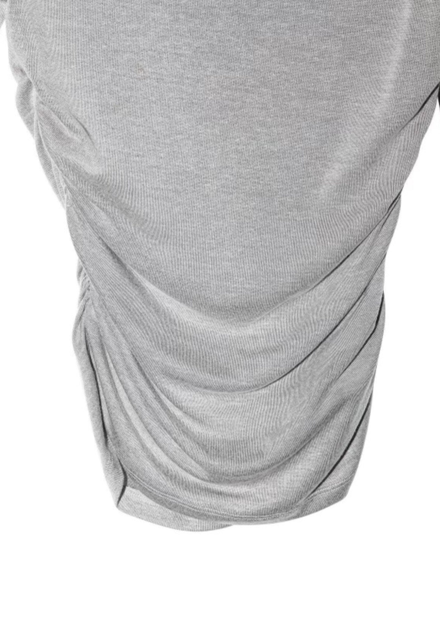 Glacier Ruched Long Sleeve in Grey