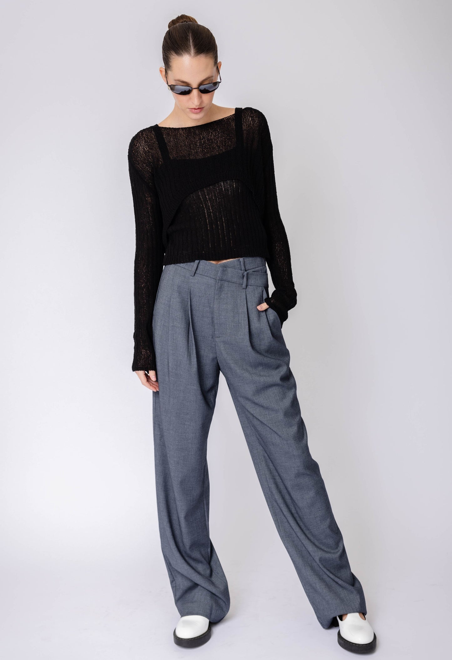 Rudi Two Piece Top in Black