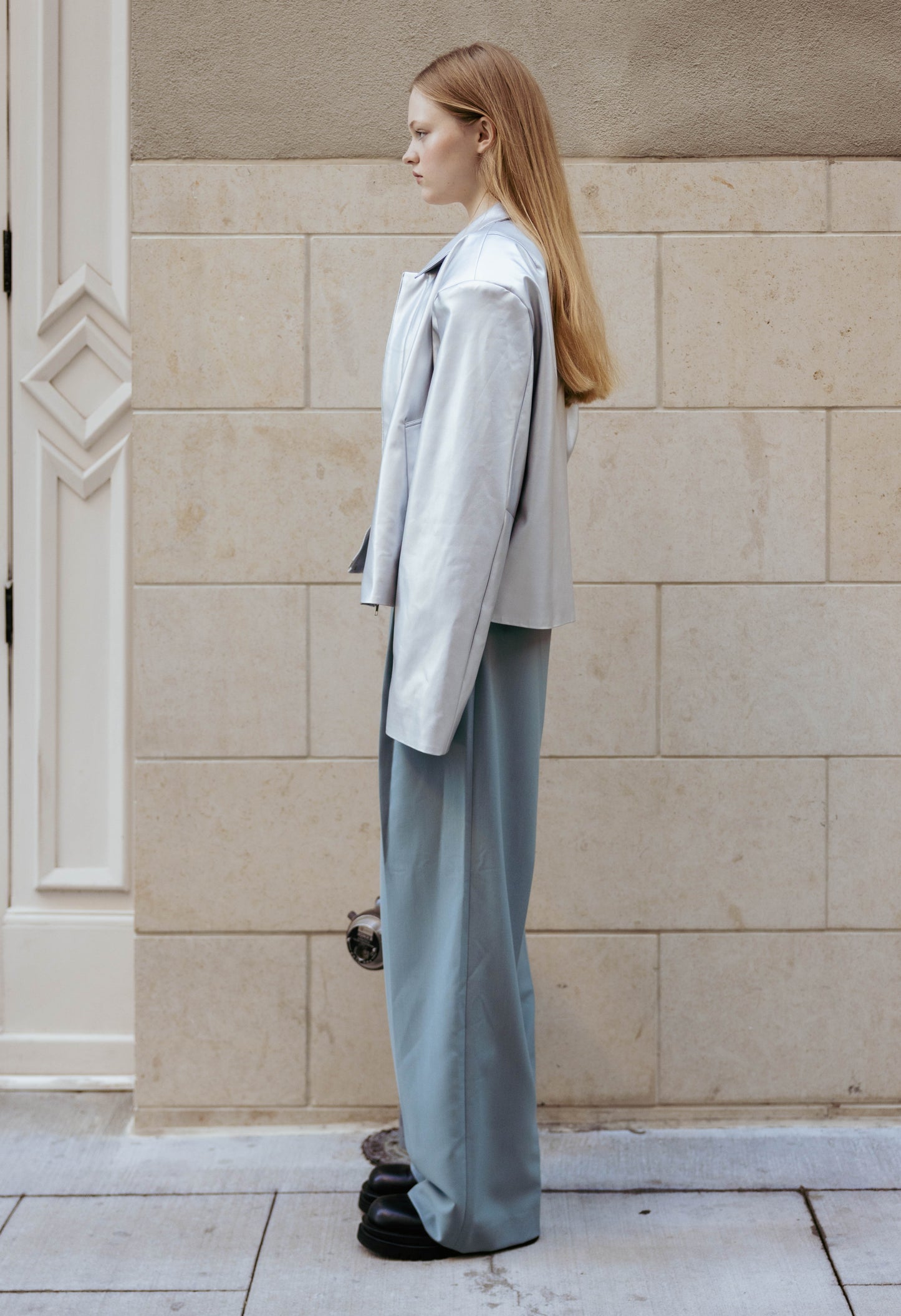 Skylar Jacket In Silver