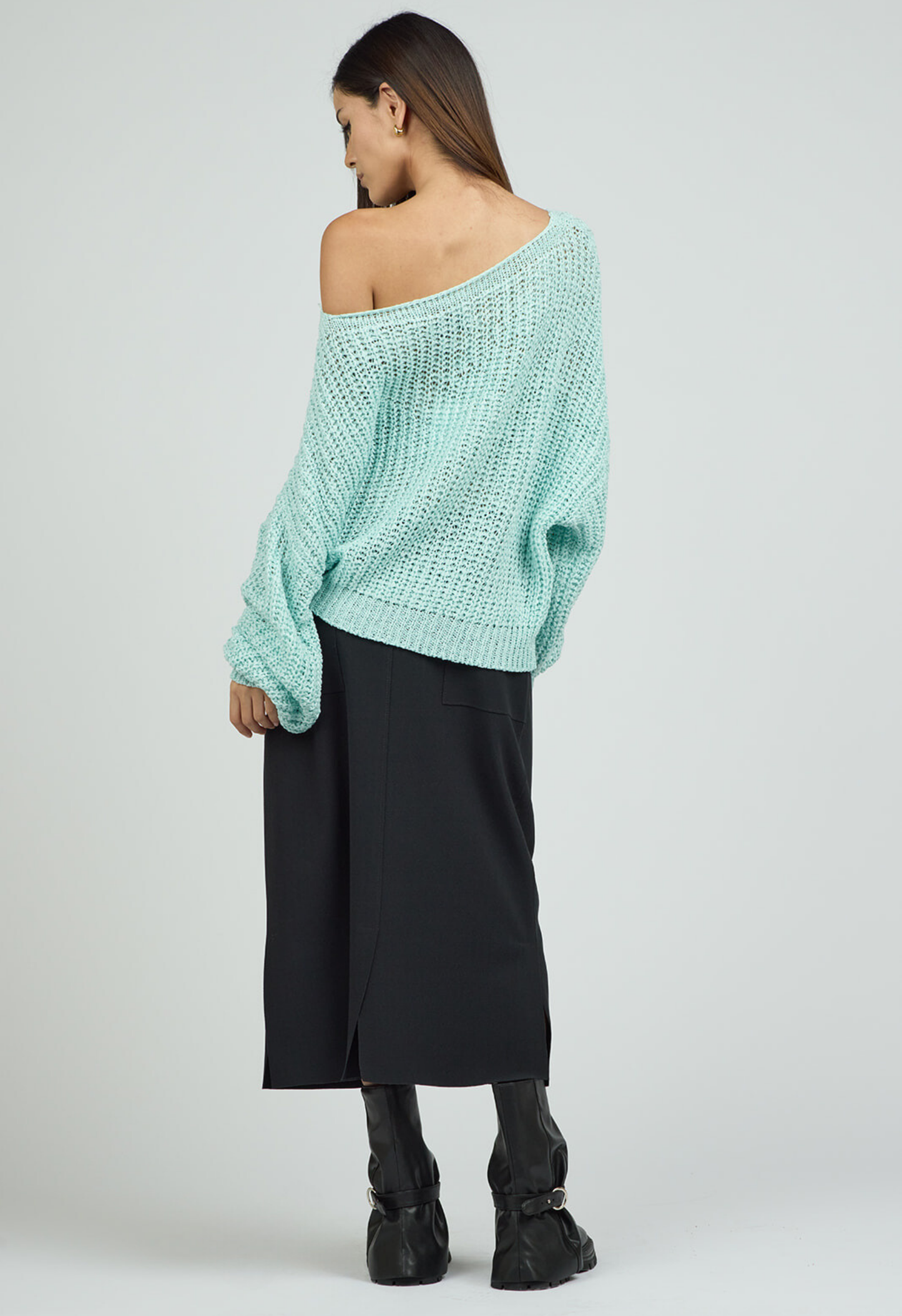 Anne Denim Midi Skirt