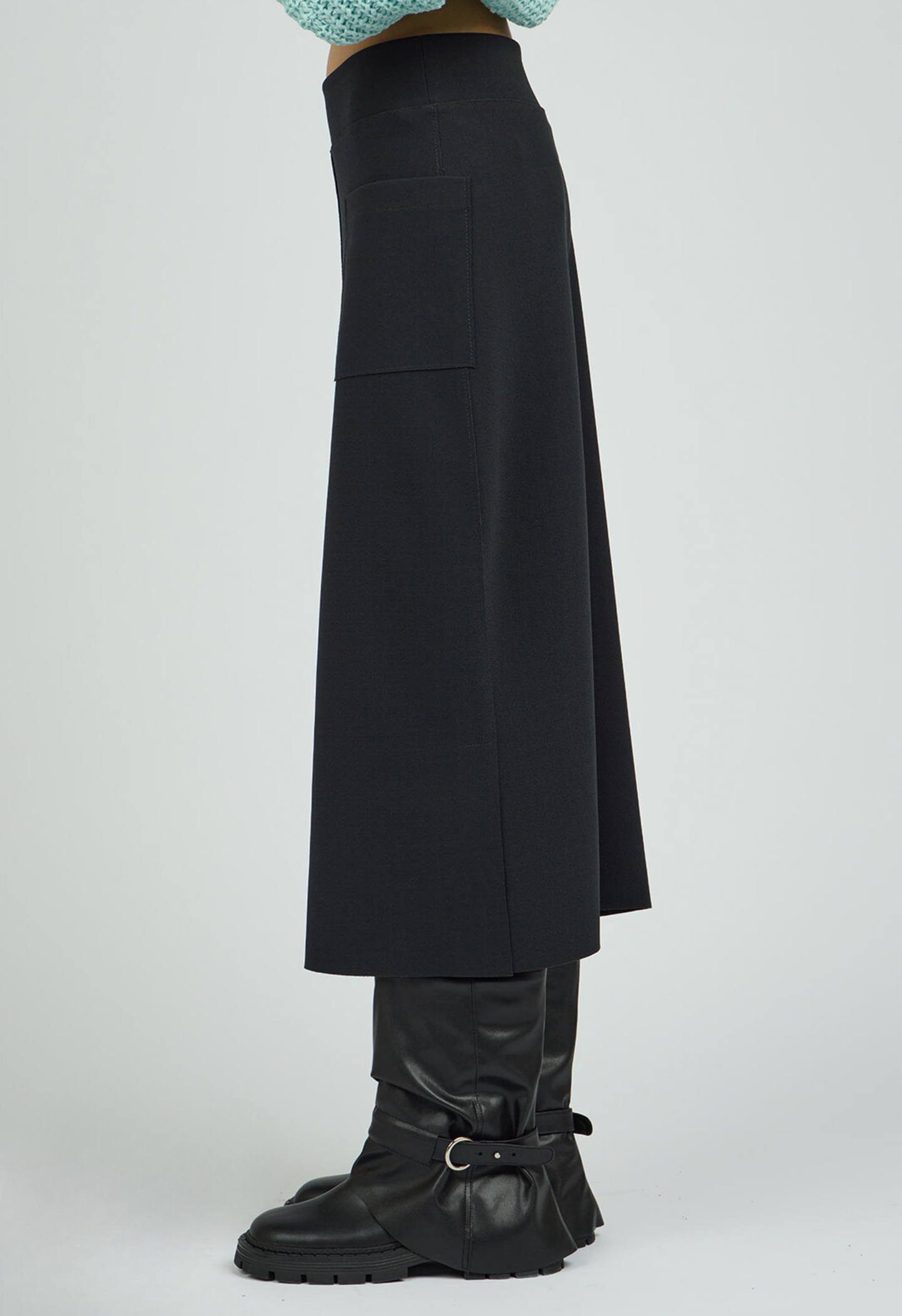 Anne Denim Midi Skirt