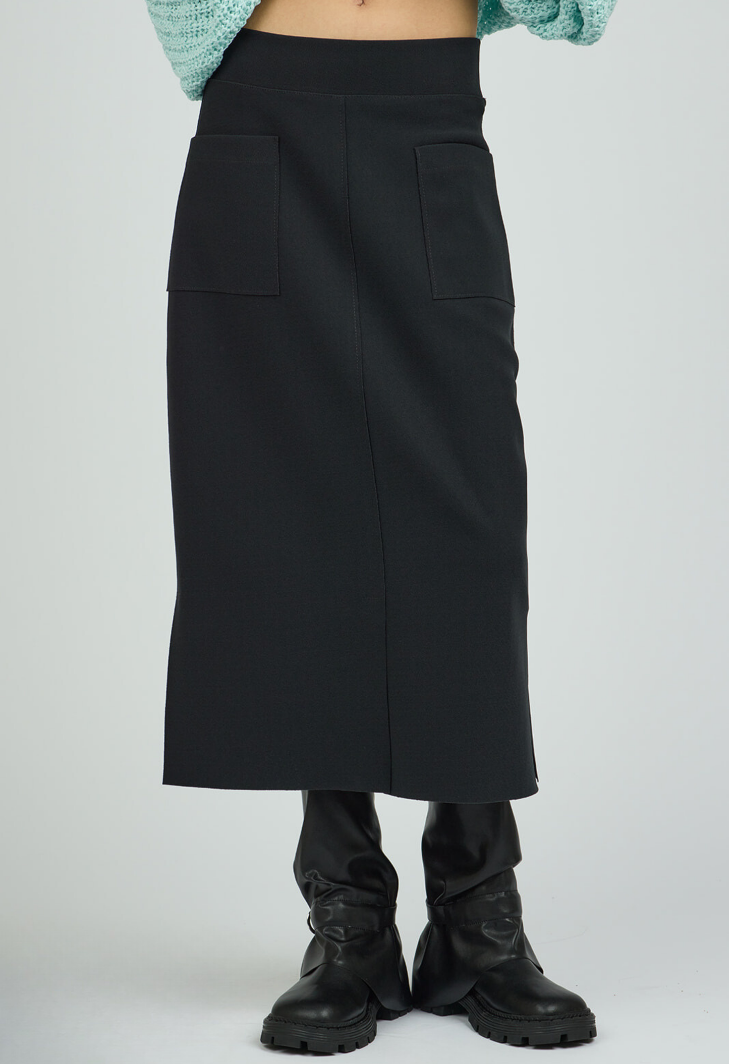 Anne Denim Midi Skirt