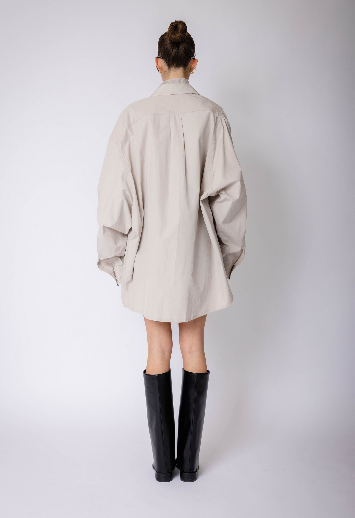 Budapest Button Down in Taupe
