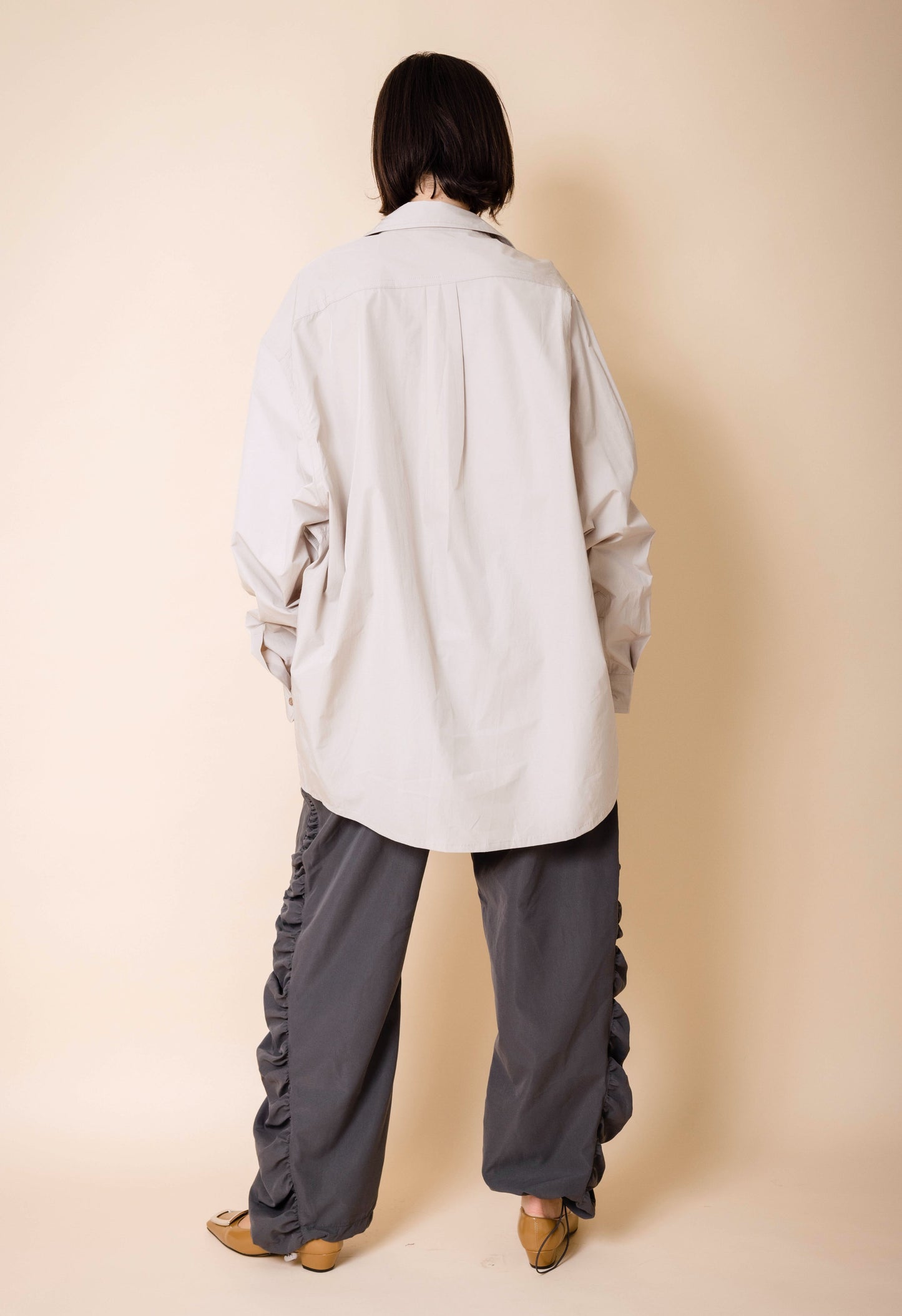 Budapest Button Down in Taupe