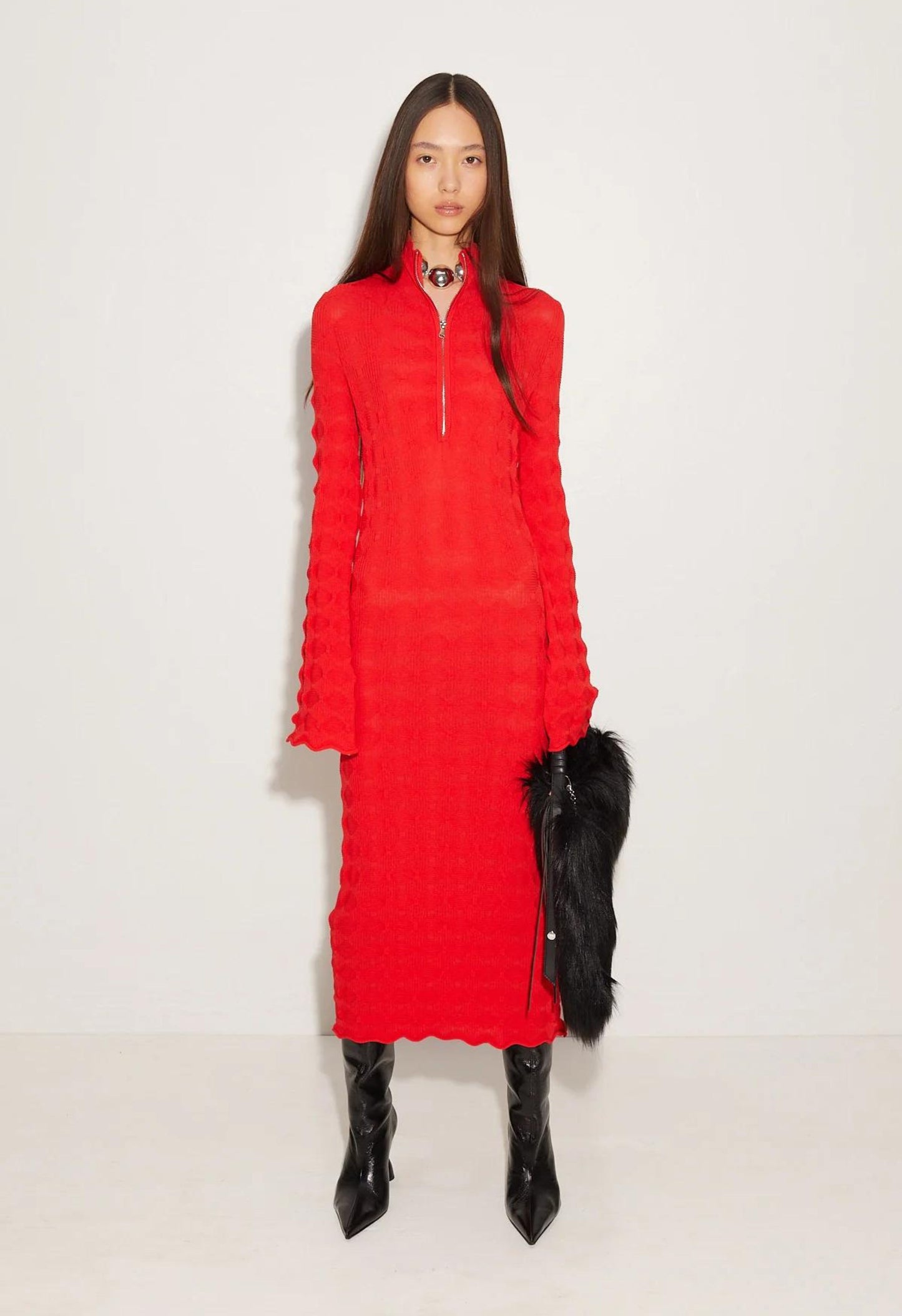 Zumi Dress In Mod Orange