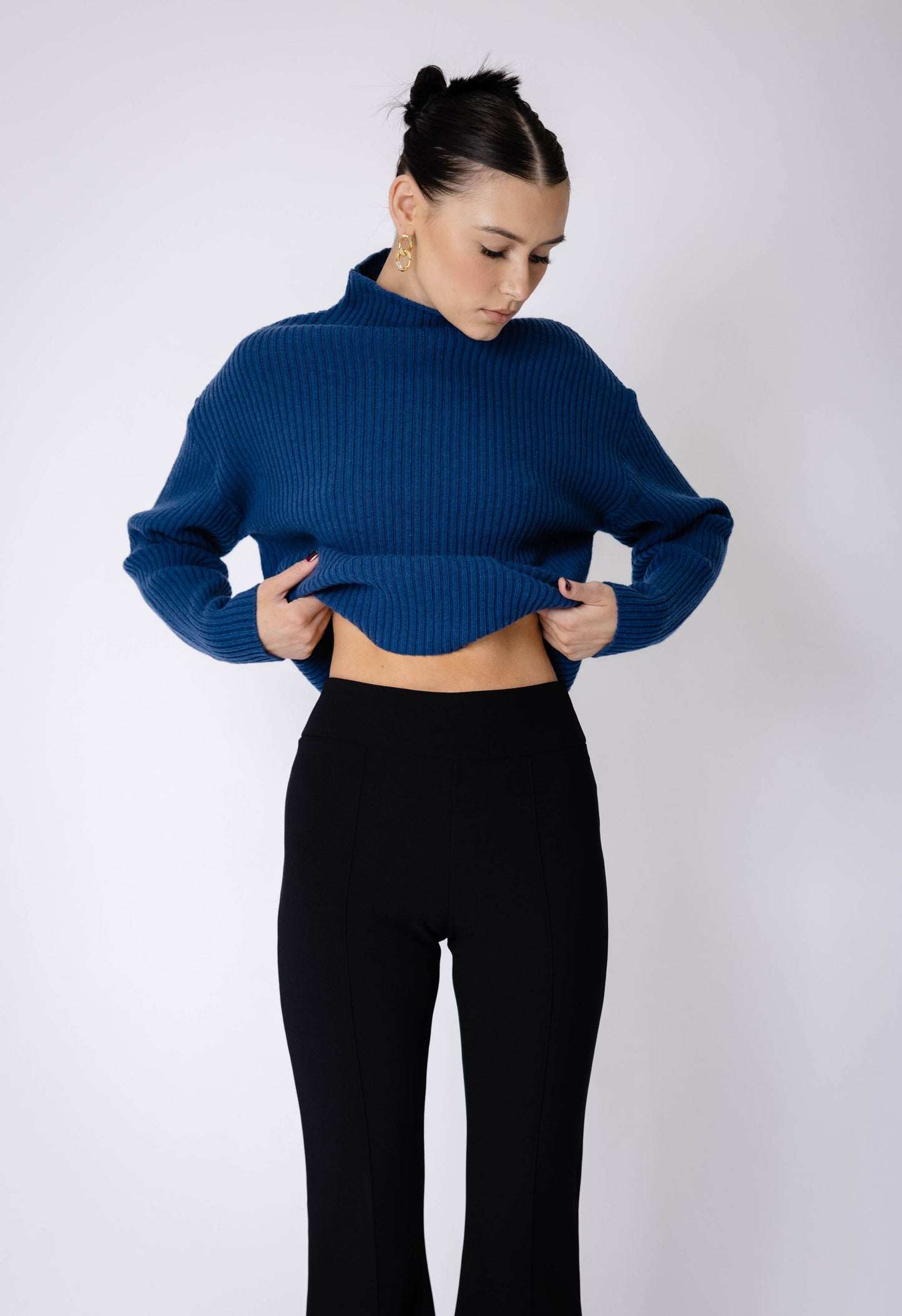 Remi Flare Trouser In Black