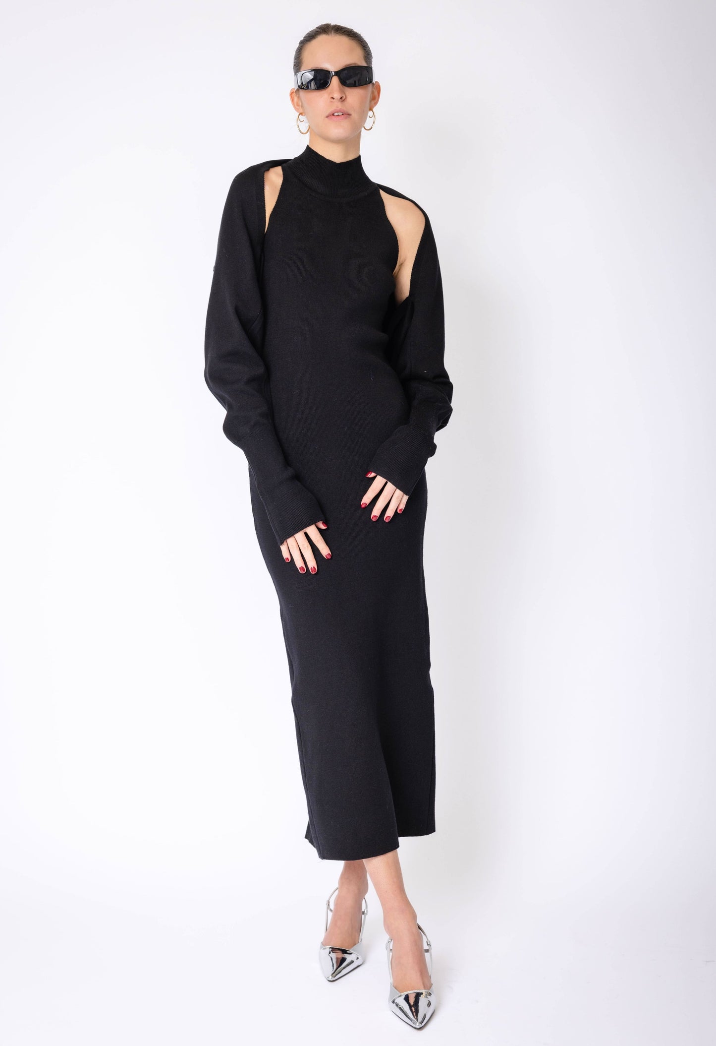 Knit Shrug in Black