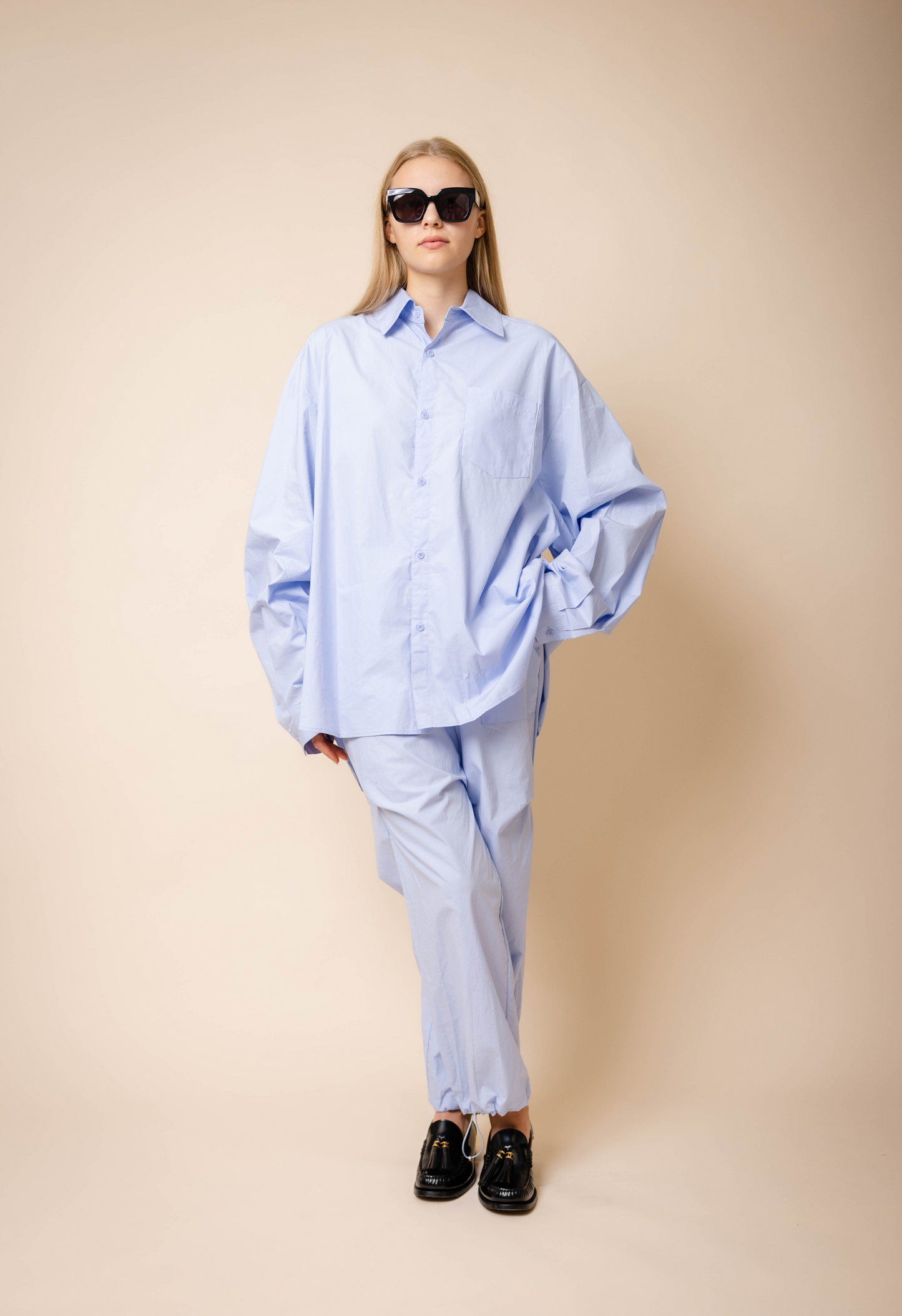 Brandy Pant In Sky Blue