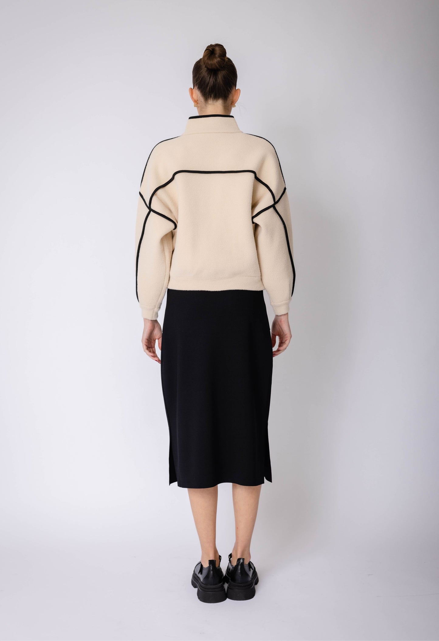 Tailored Skirt In Black