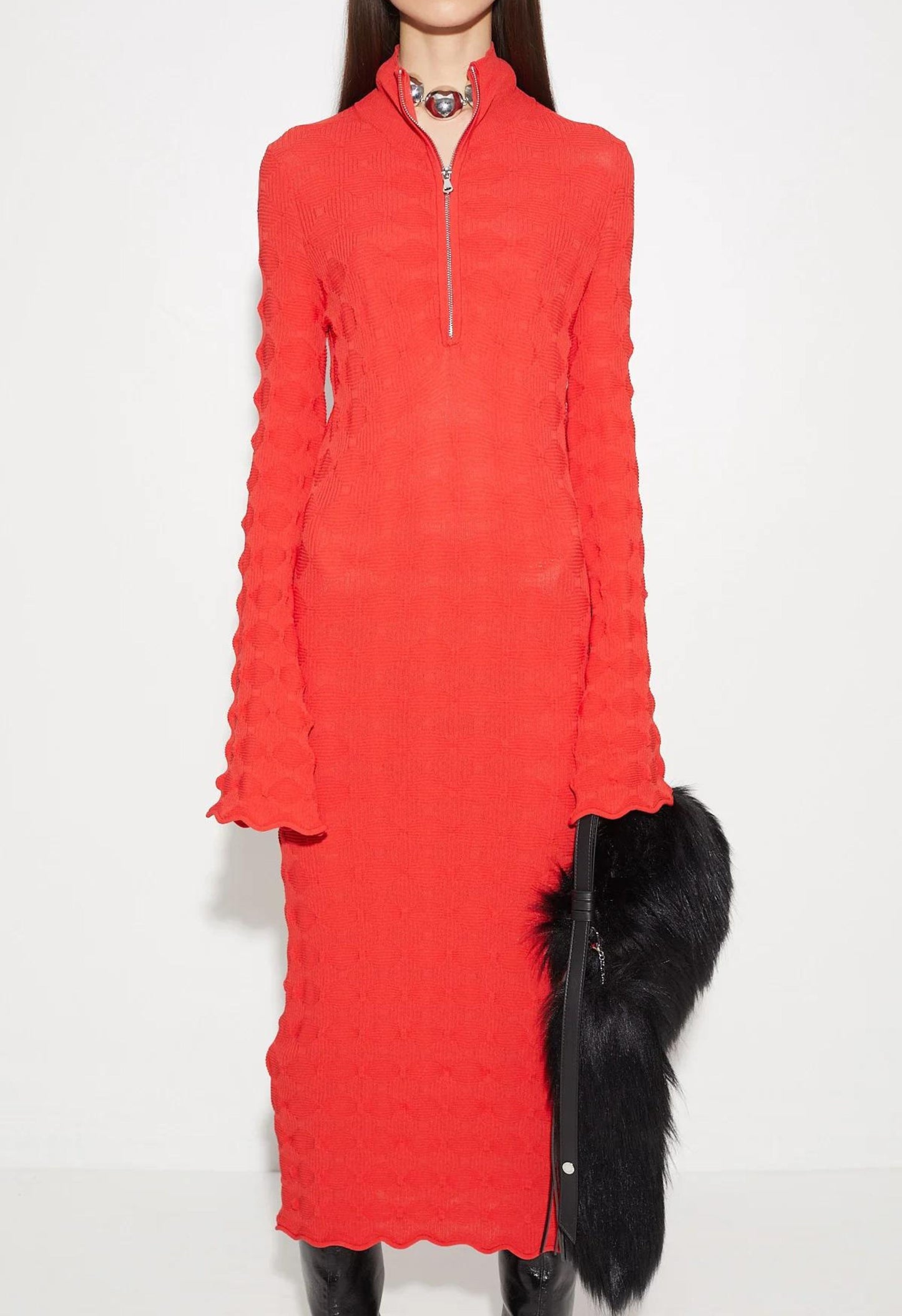 Zumi Dress In Mod Orange