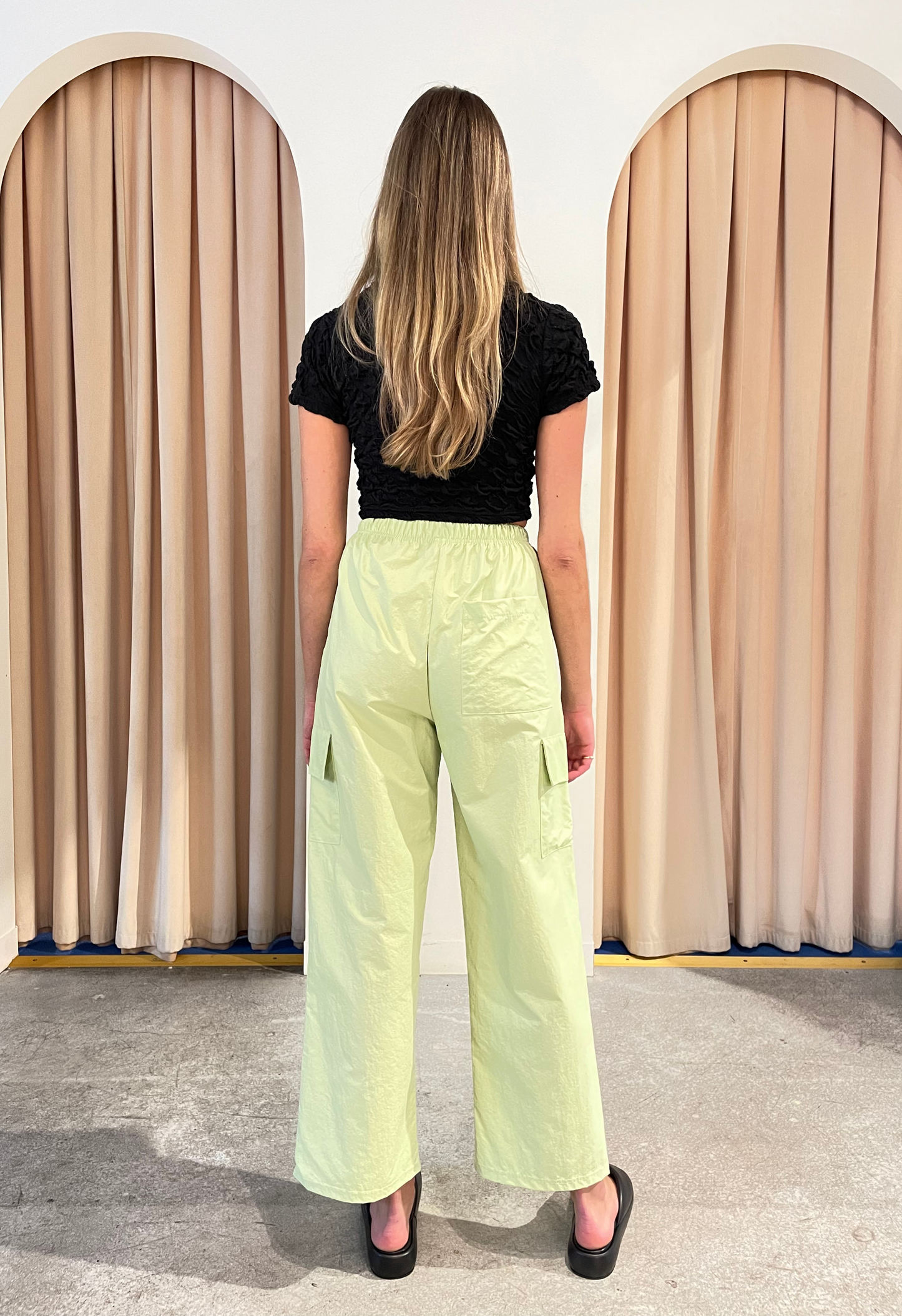 Neon Green Cargo Pants