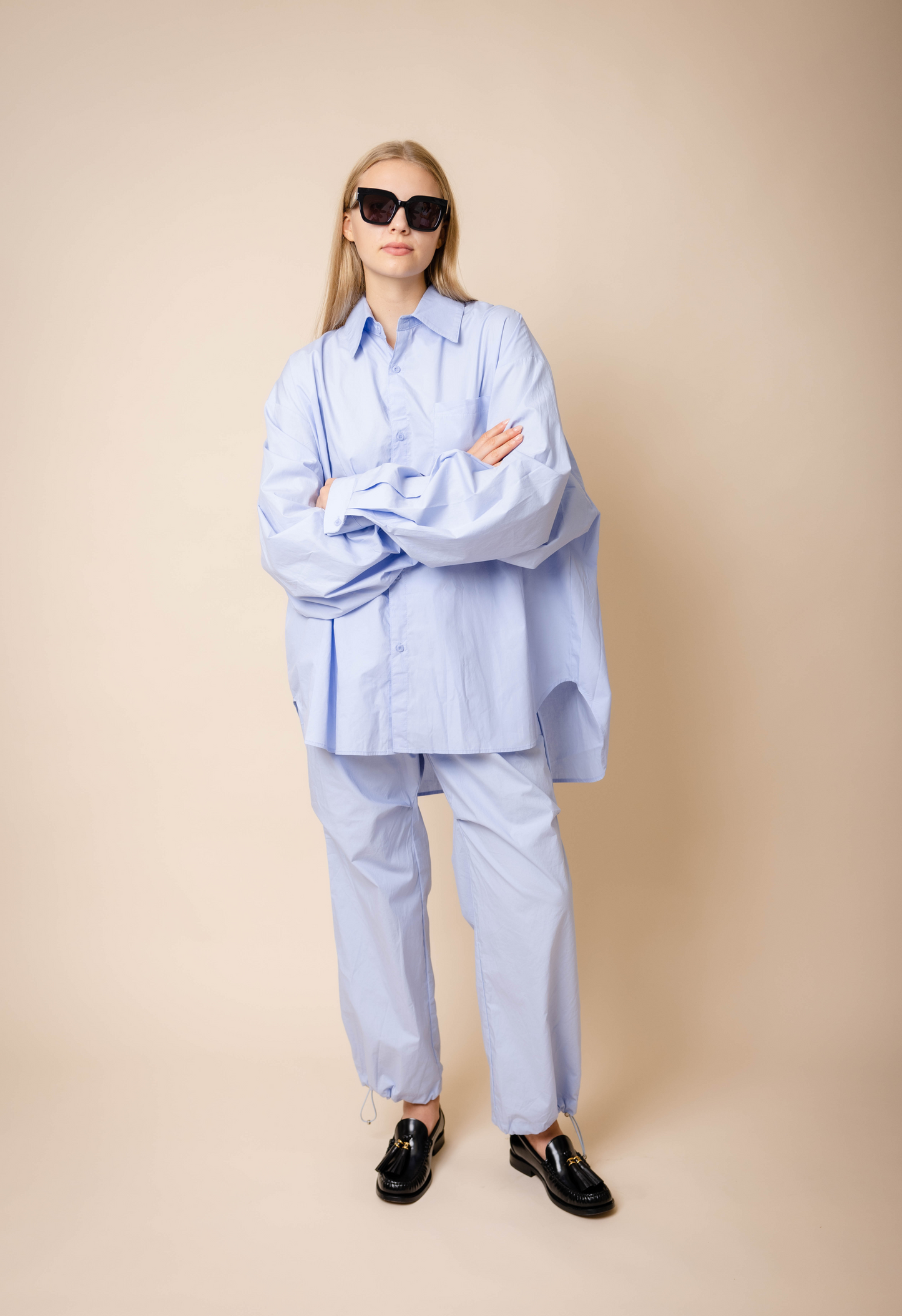 Brandy Shirt In Sky Blue