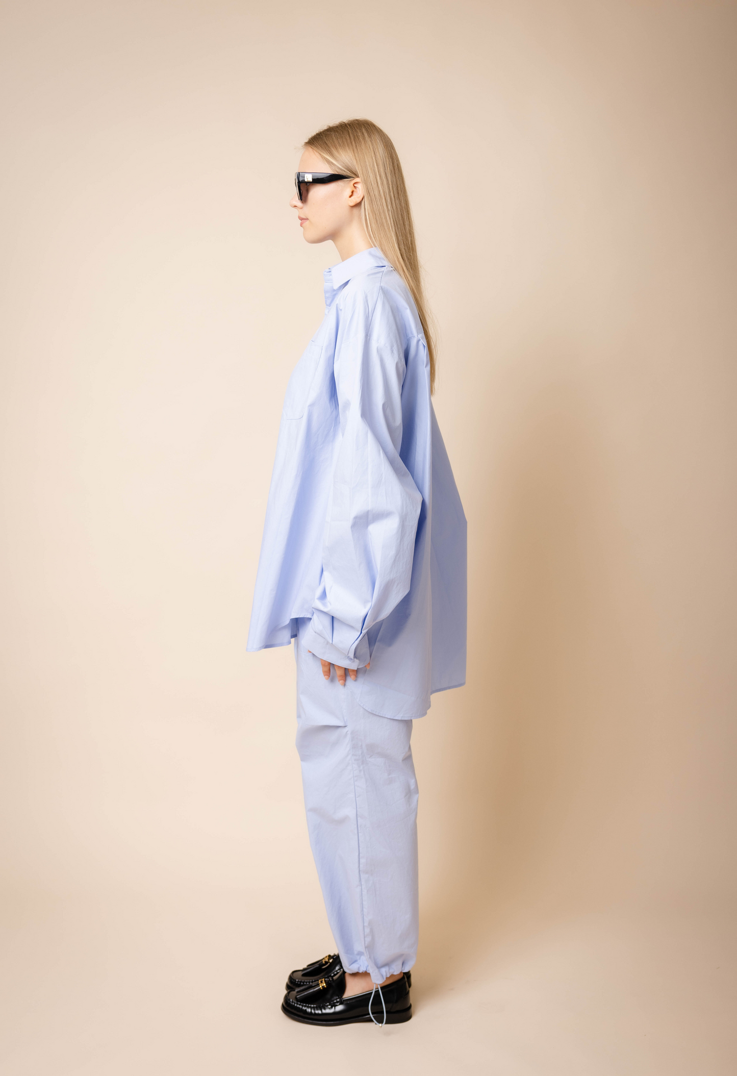 Brandy Shirt In Sky Blue