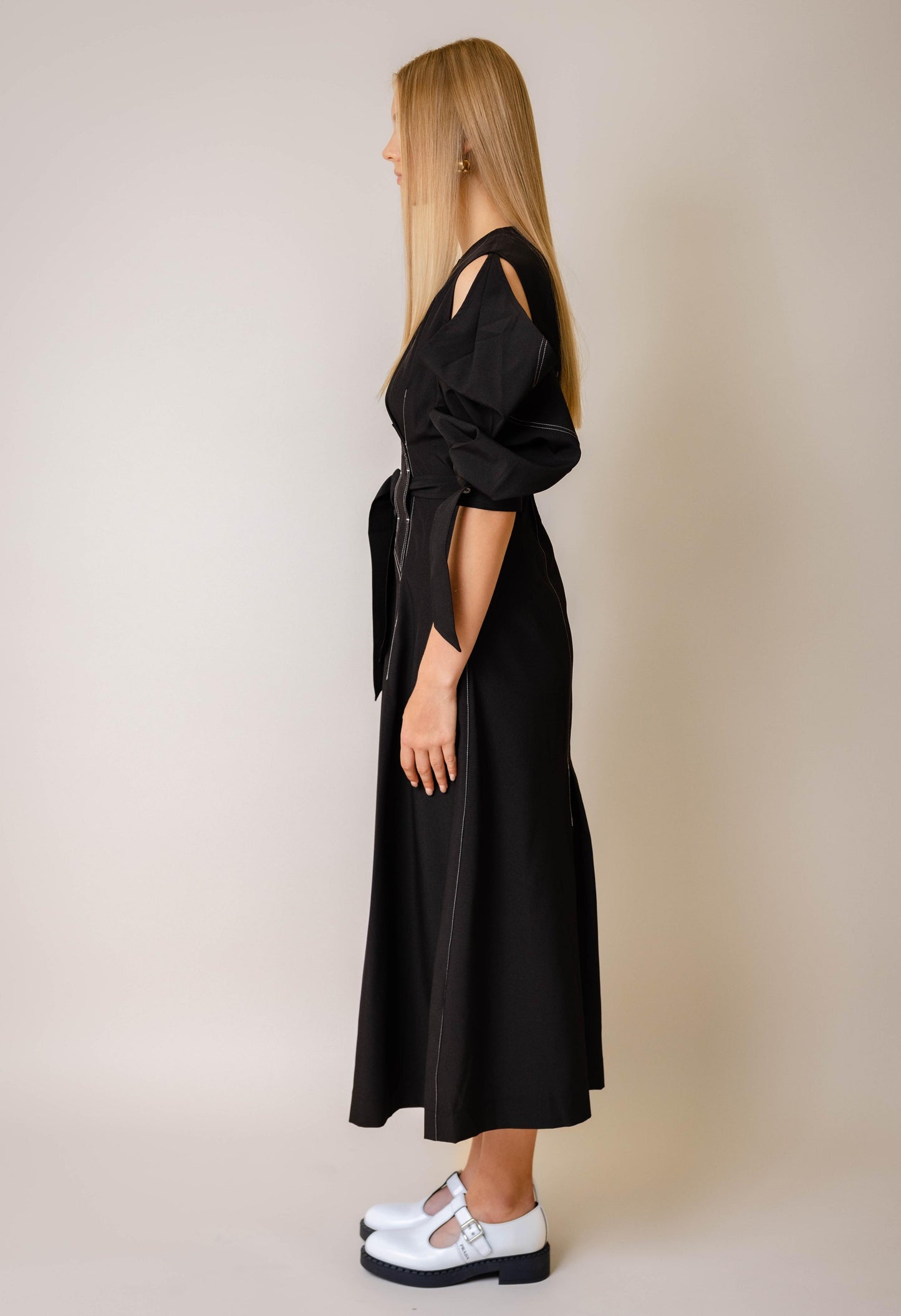 Black Stitch Dress