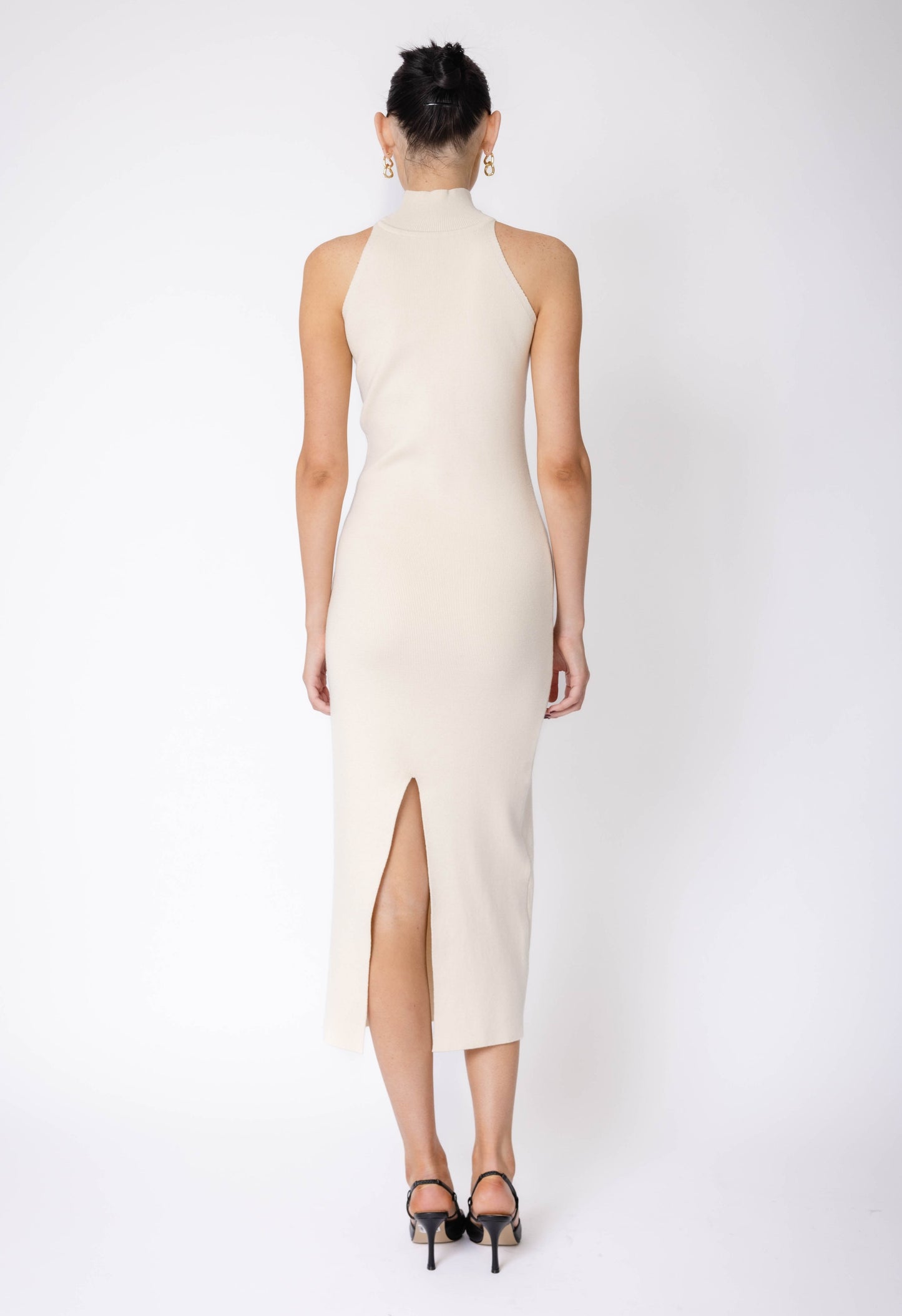 Knit Dress In Vanilla