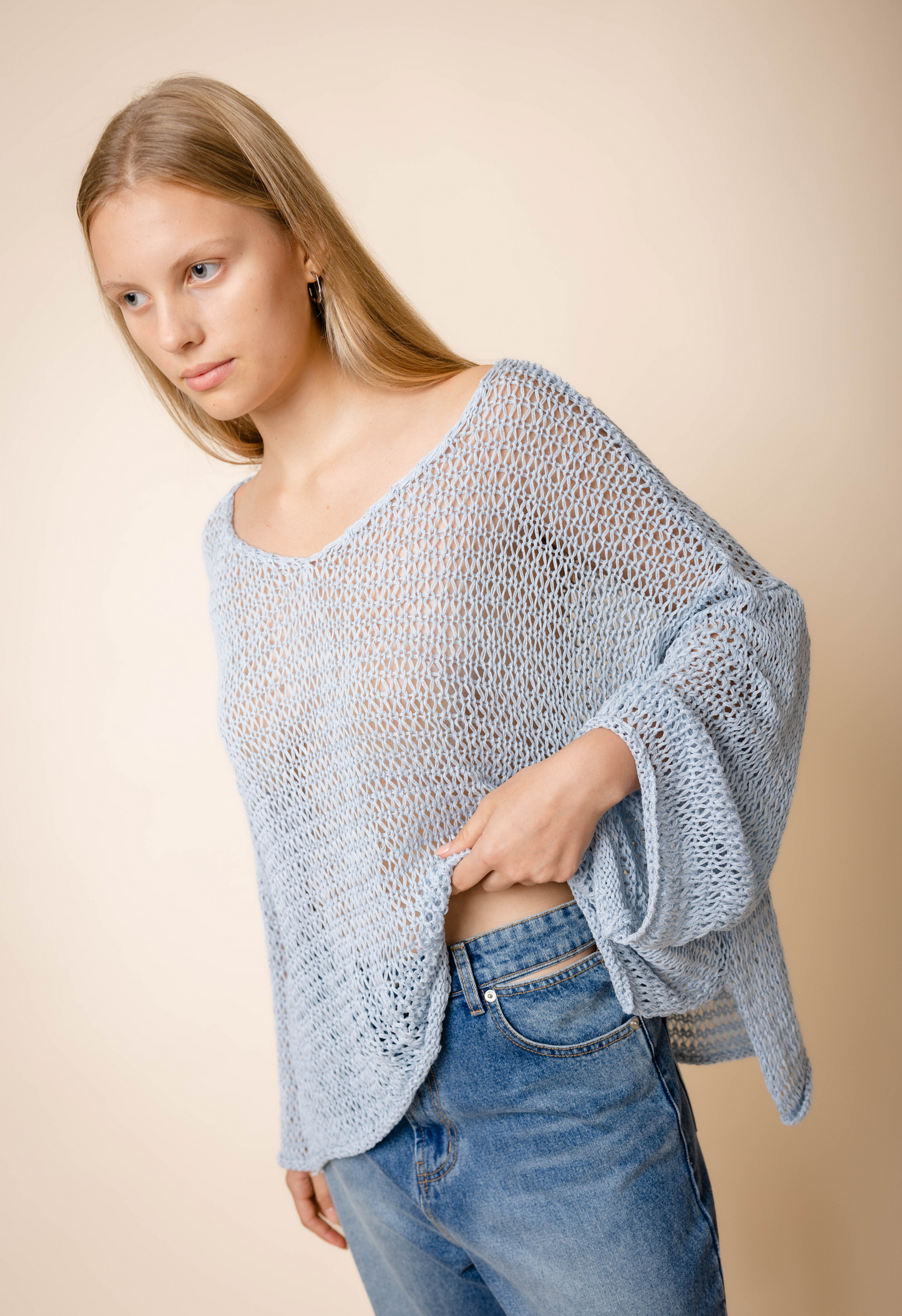 Escape Sweater in Sky