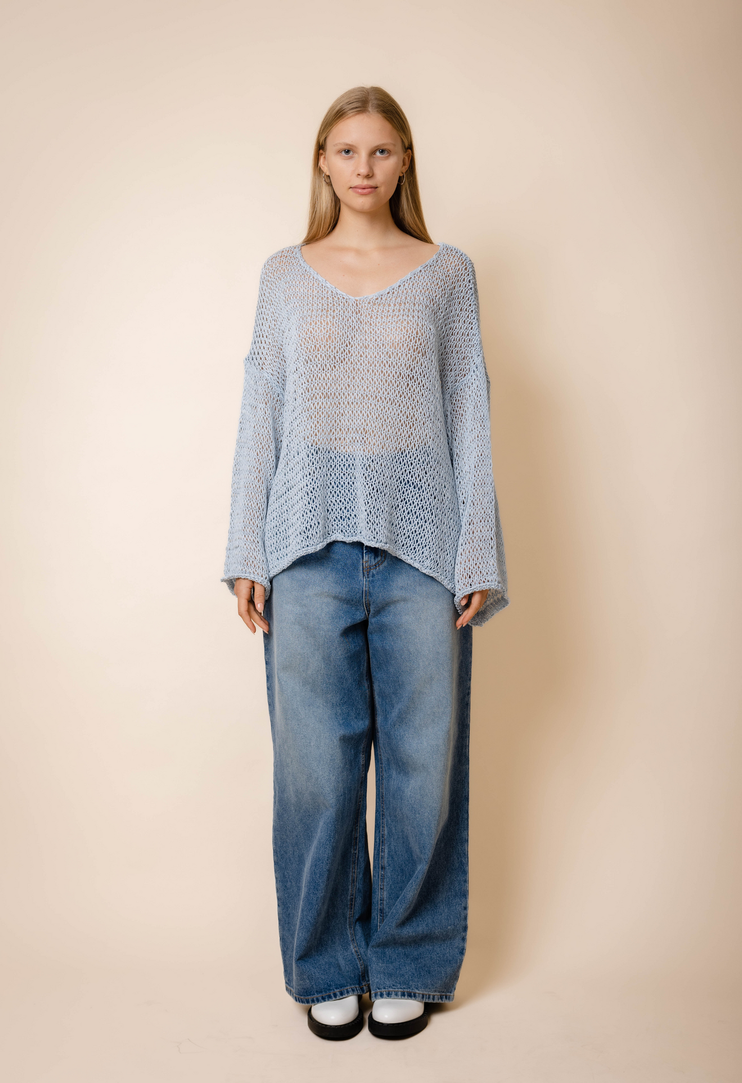 Escape Sweater in Sky