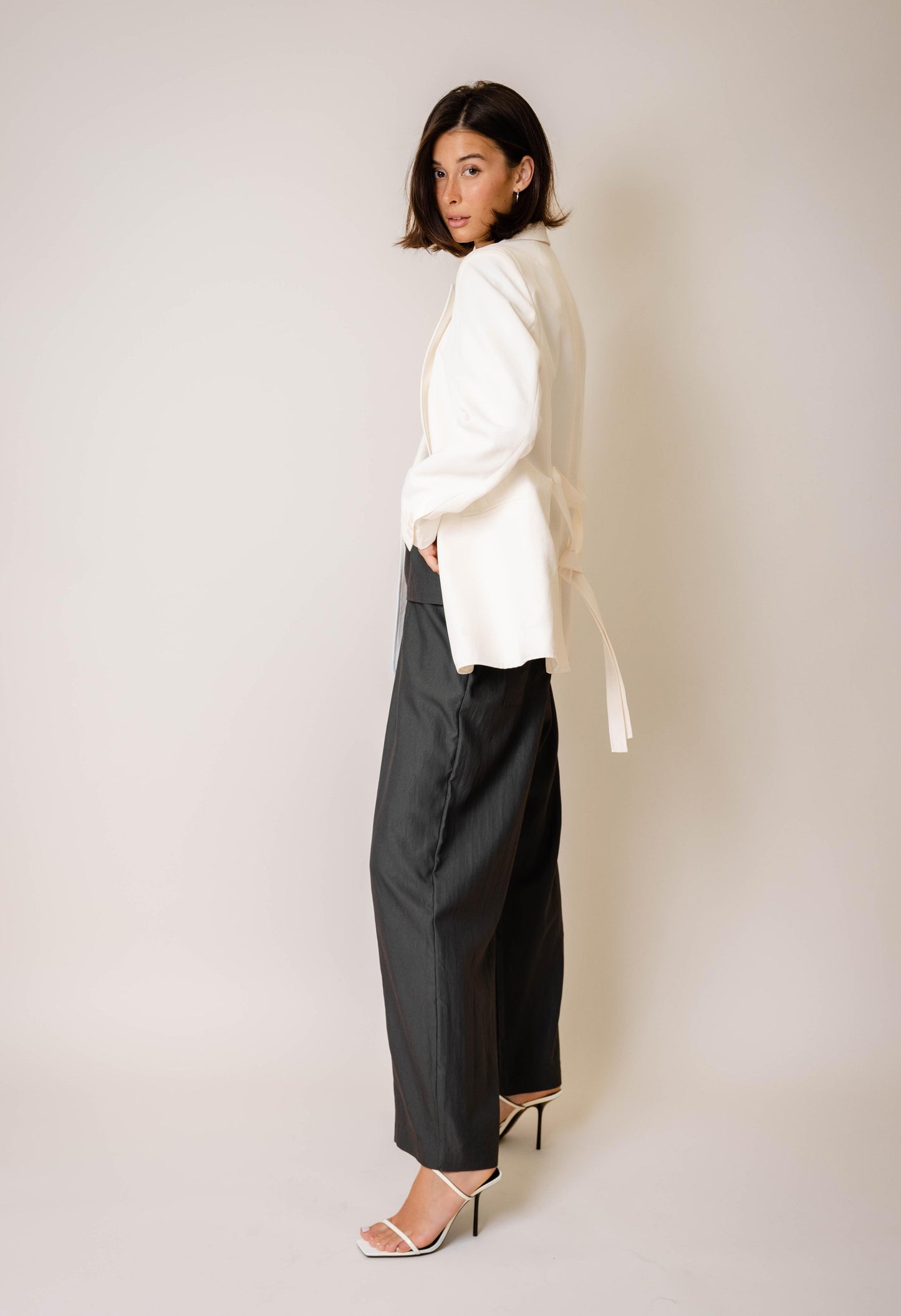 Classic Belted Blazer