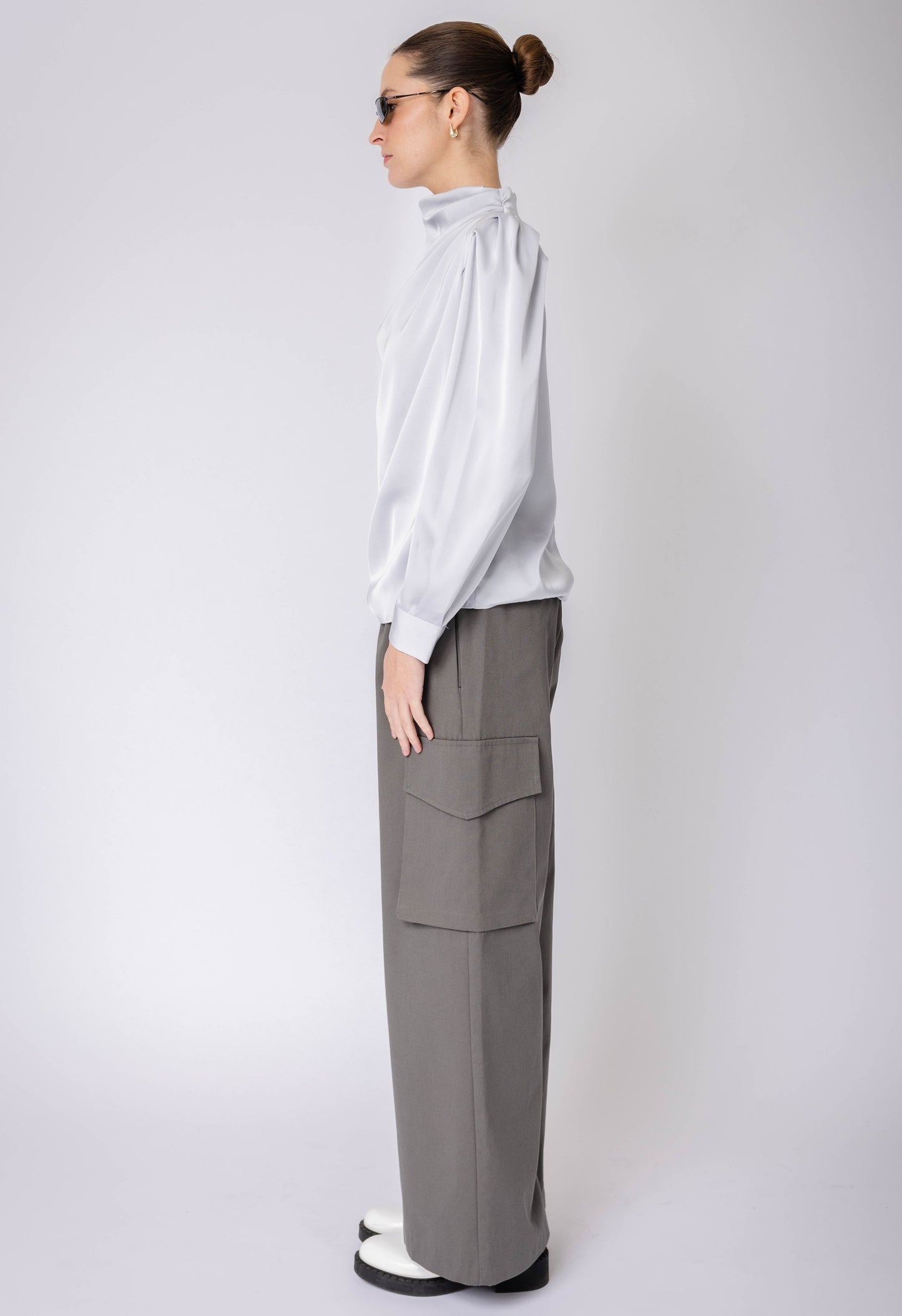 Icy High Neck Blouse
