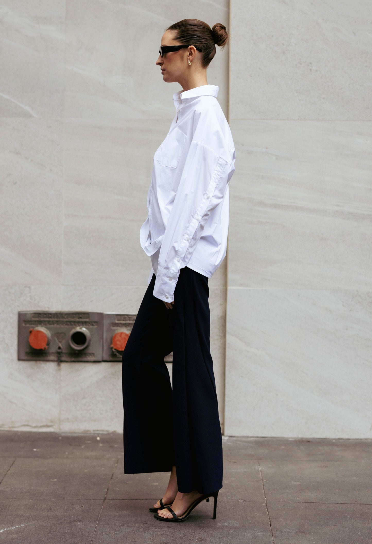 Cross Over Button Down