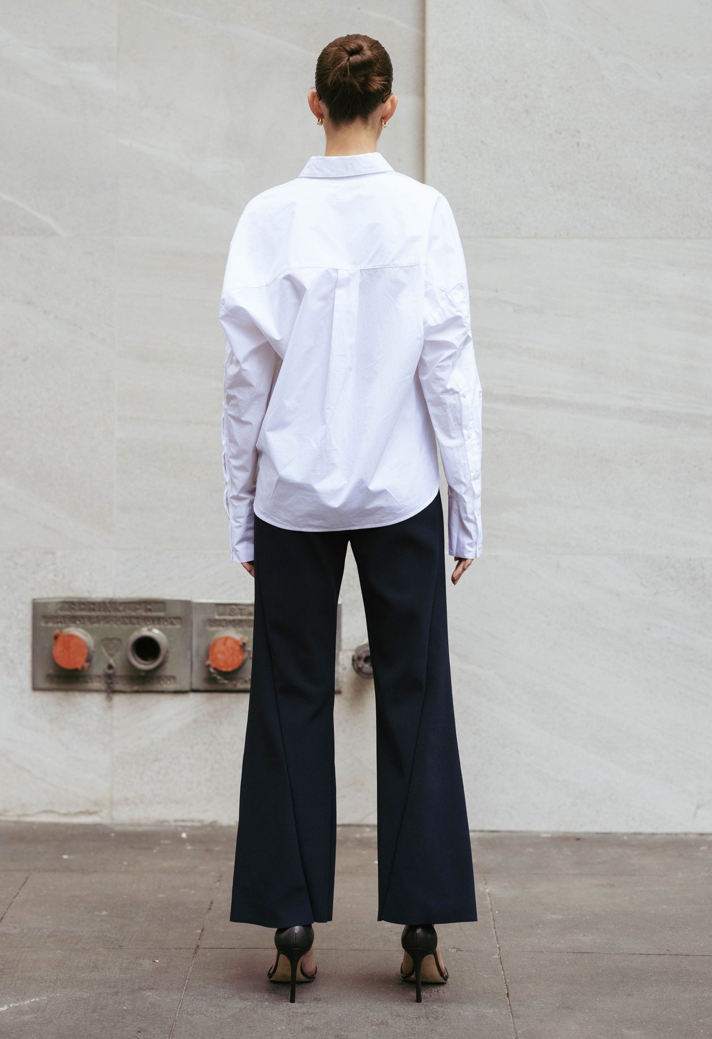 Cross Over Button Down
