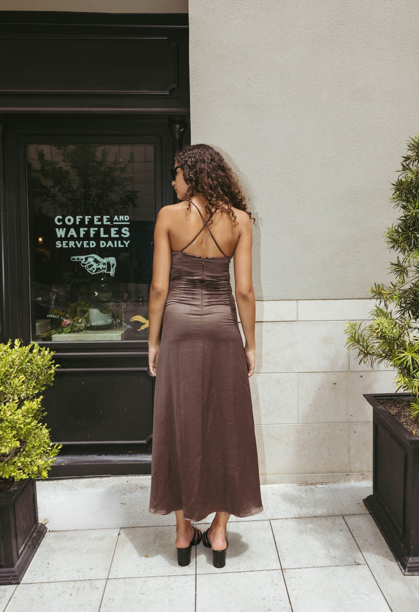 Kenny Dress In Brown