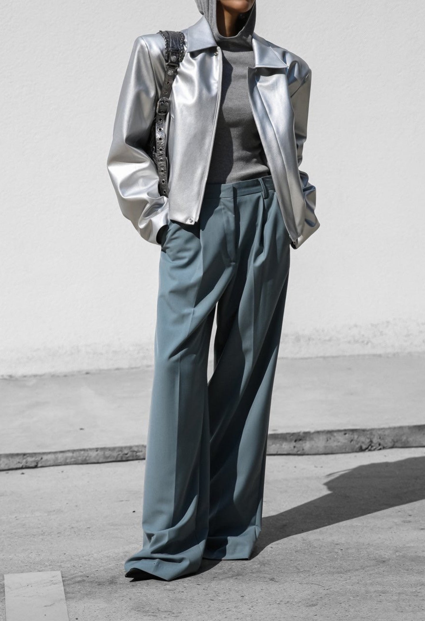 Skylar Jacket In Silver