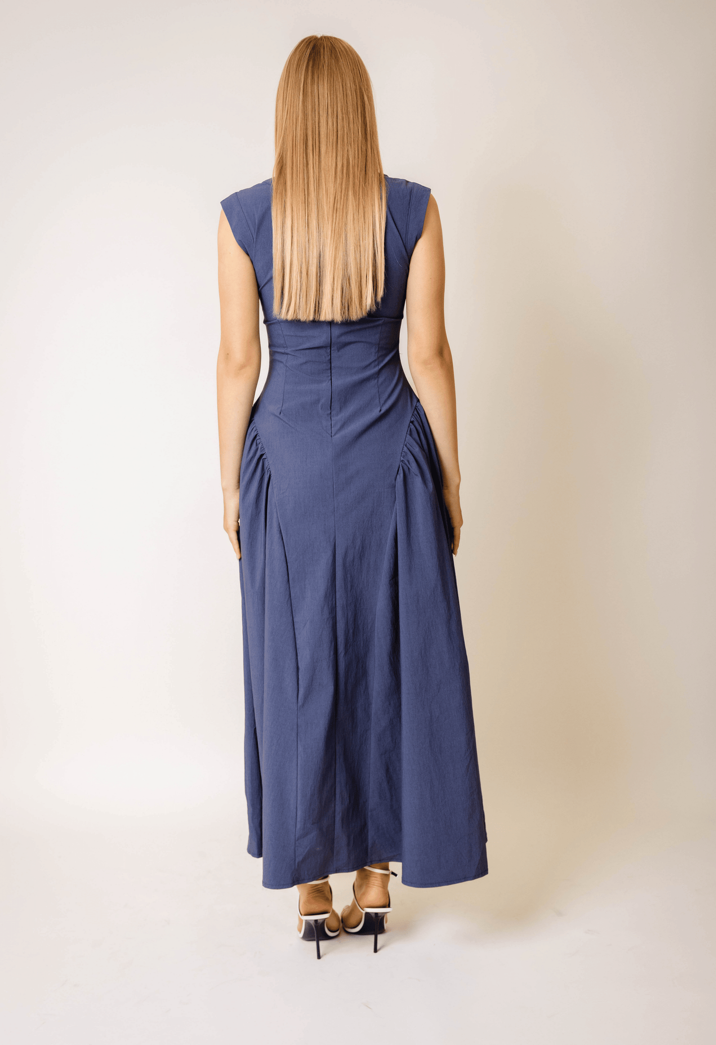 Zahara Navy Dress