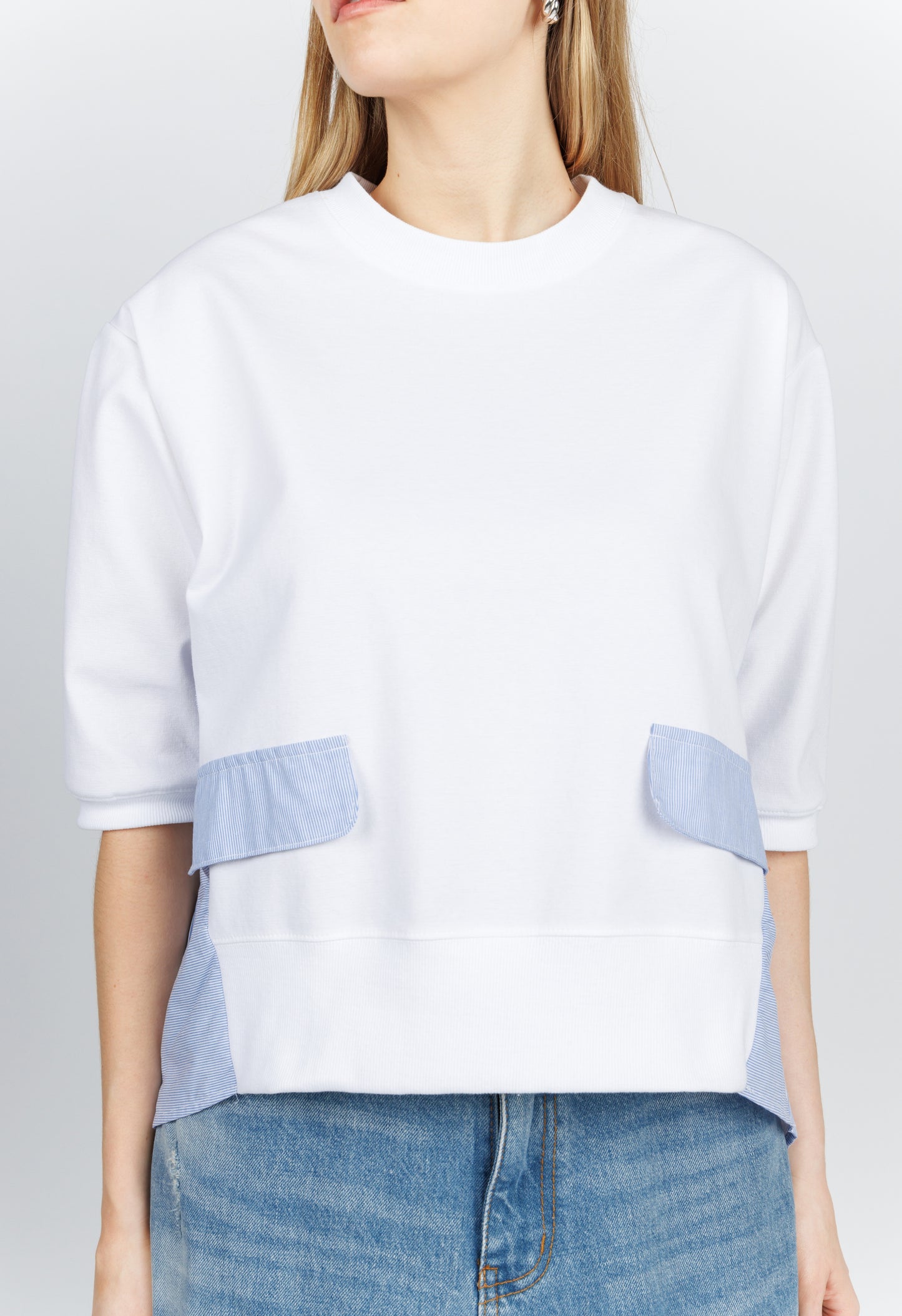 Hillary Top in French Blue