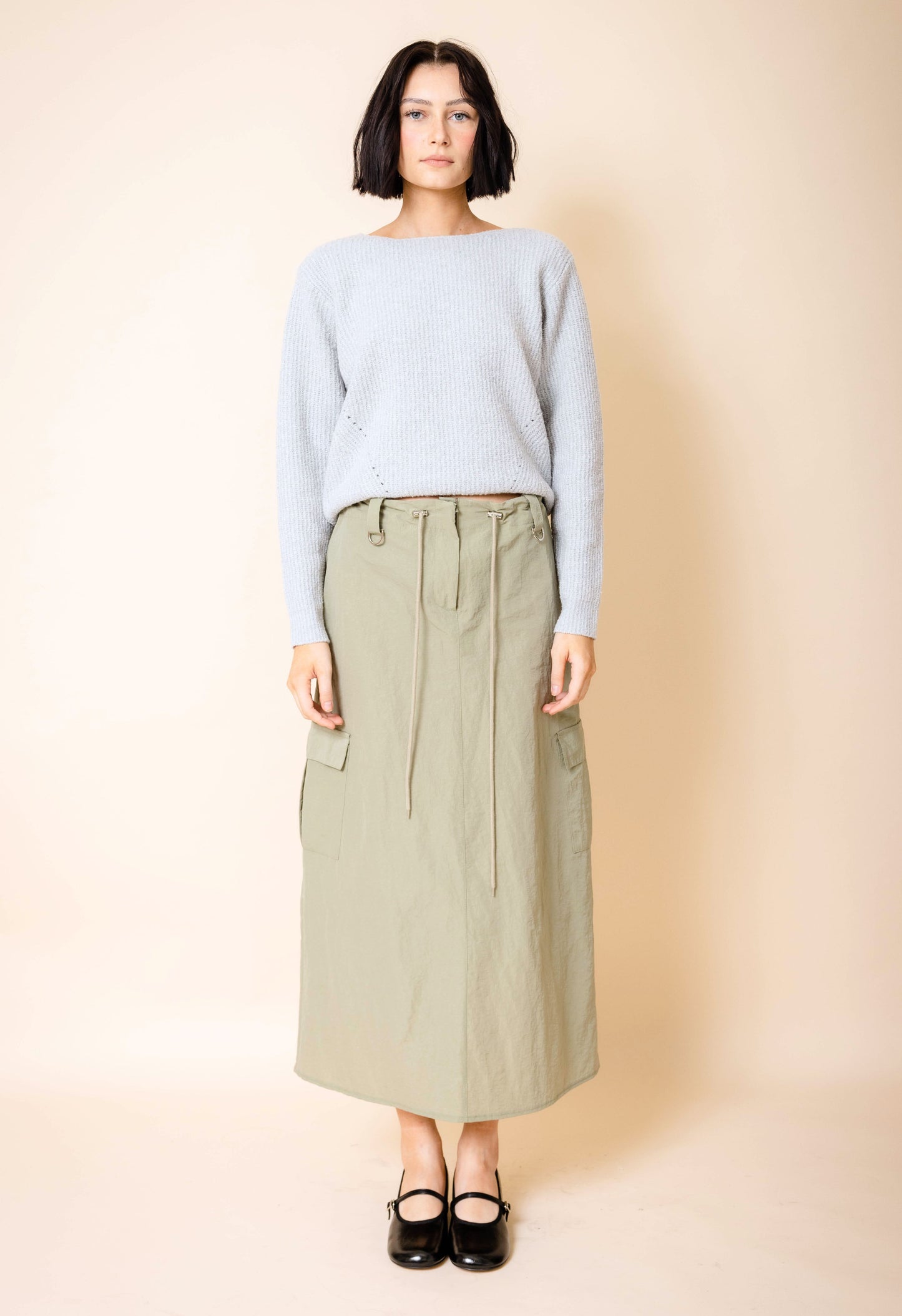 Sage Utility Skirt