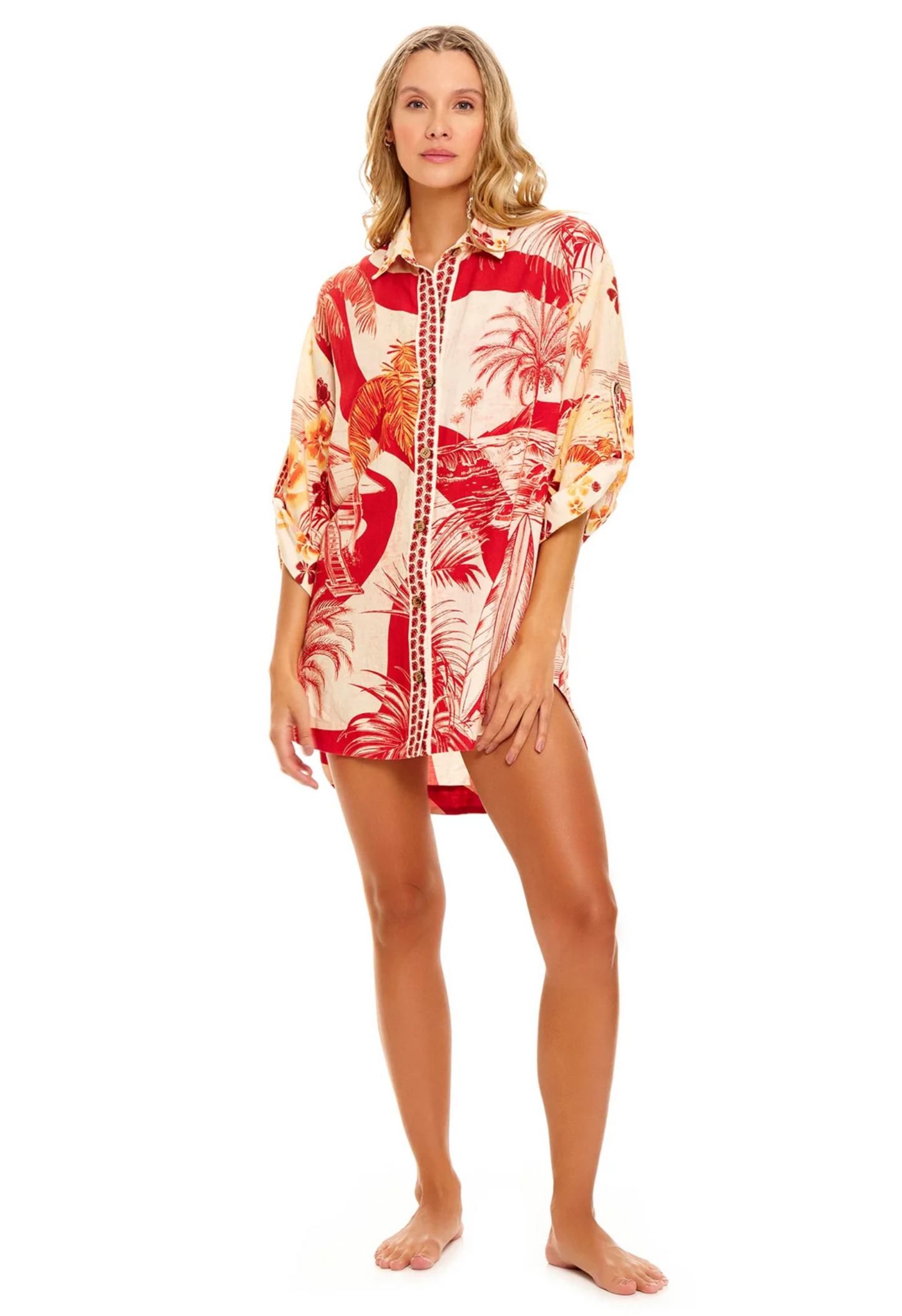 Chrissy Shirt in Shaka Drop