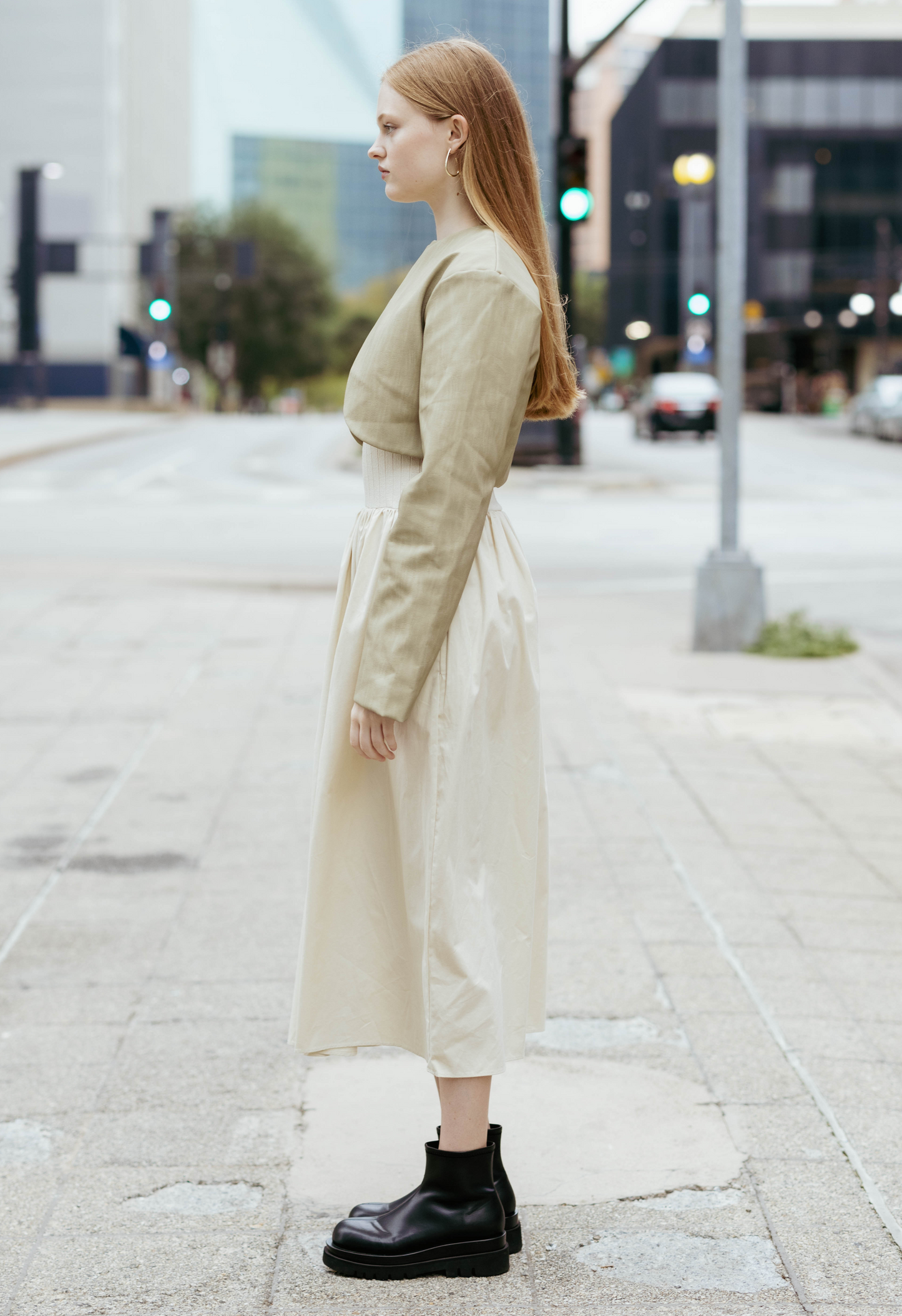 Leonita Bolero Jacket in Green