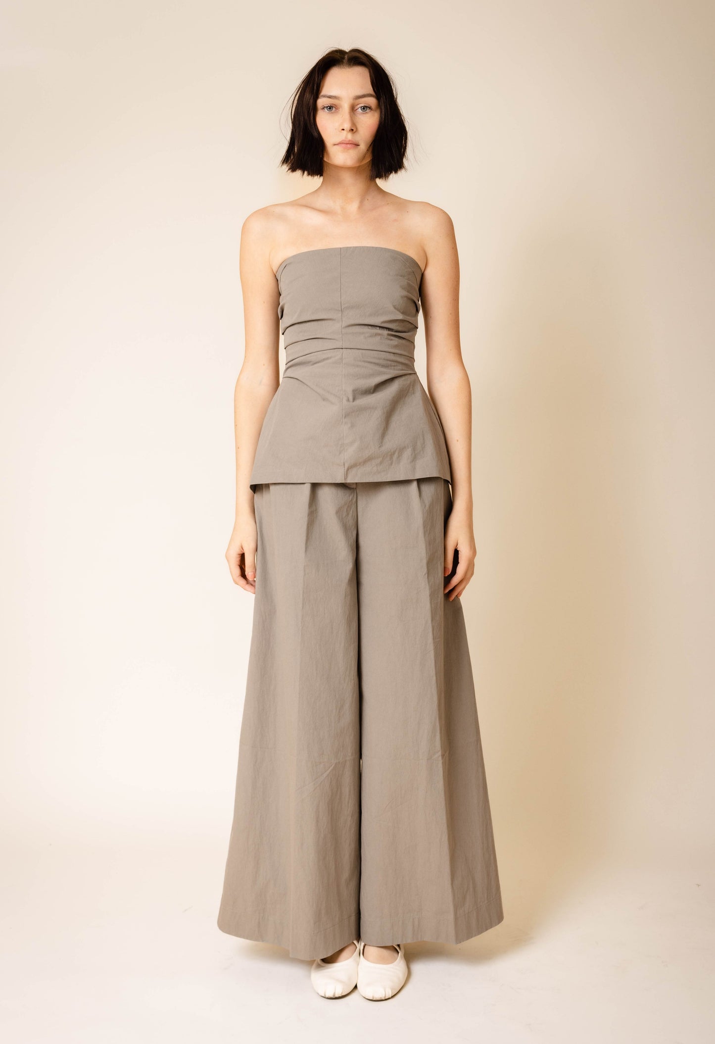 Bauhaus Tube Top in Grey
