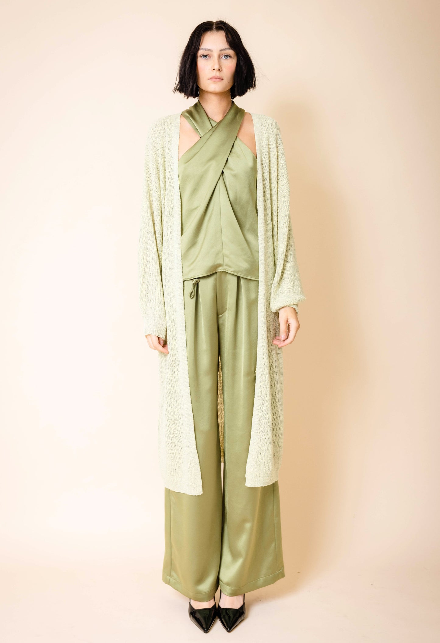 Gigi Duster in Lime