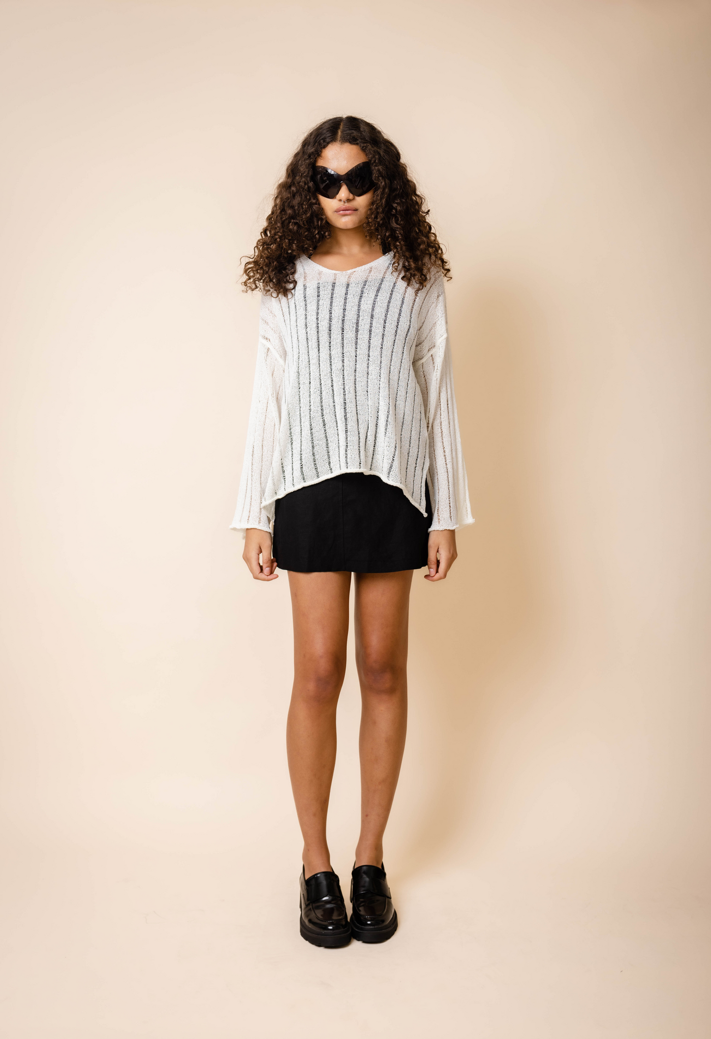 V-Neck Alice Sweater In Ivory