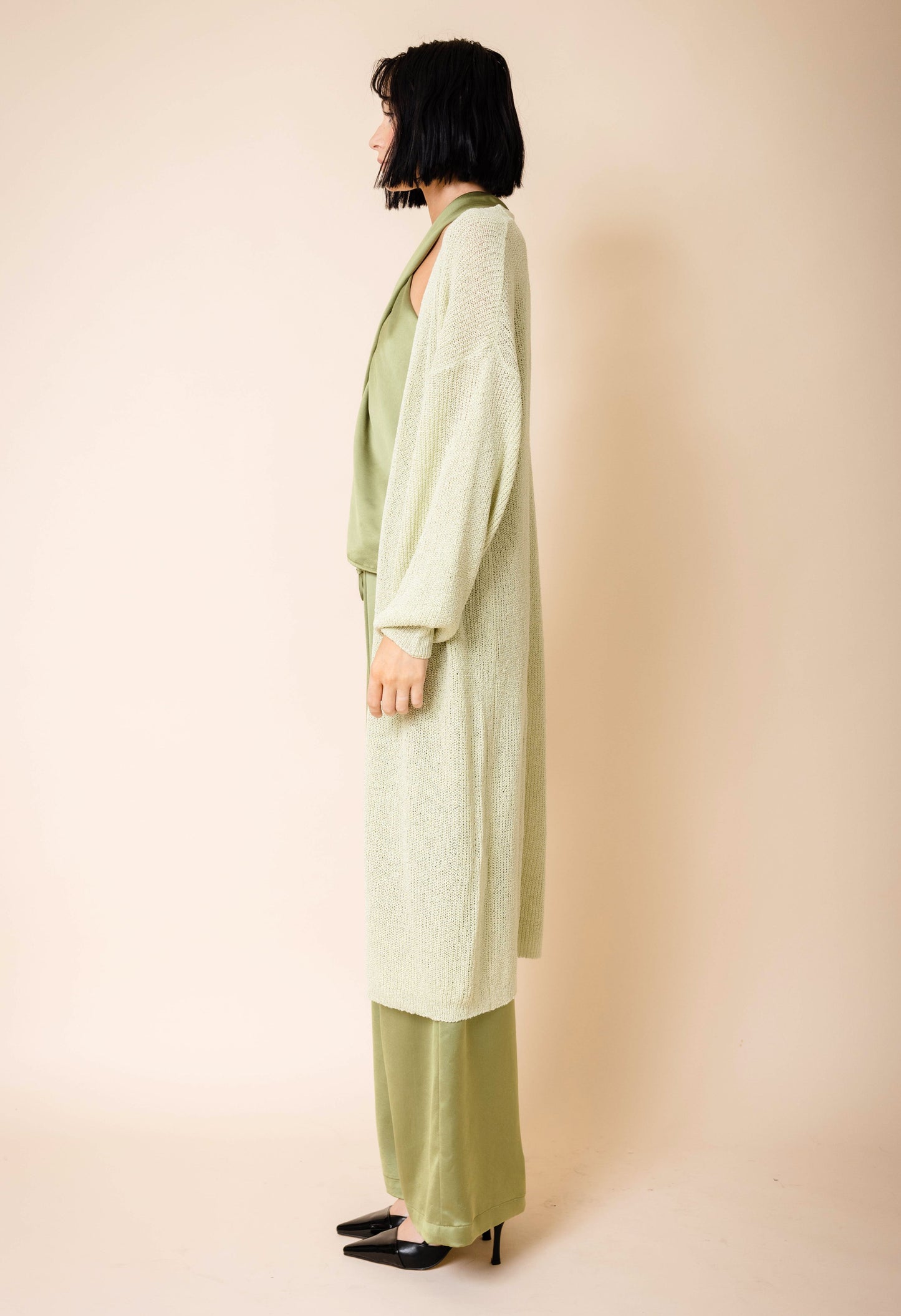 Gigi Duster in Lime