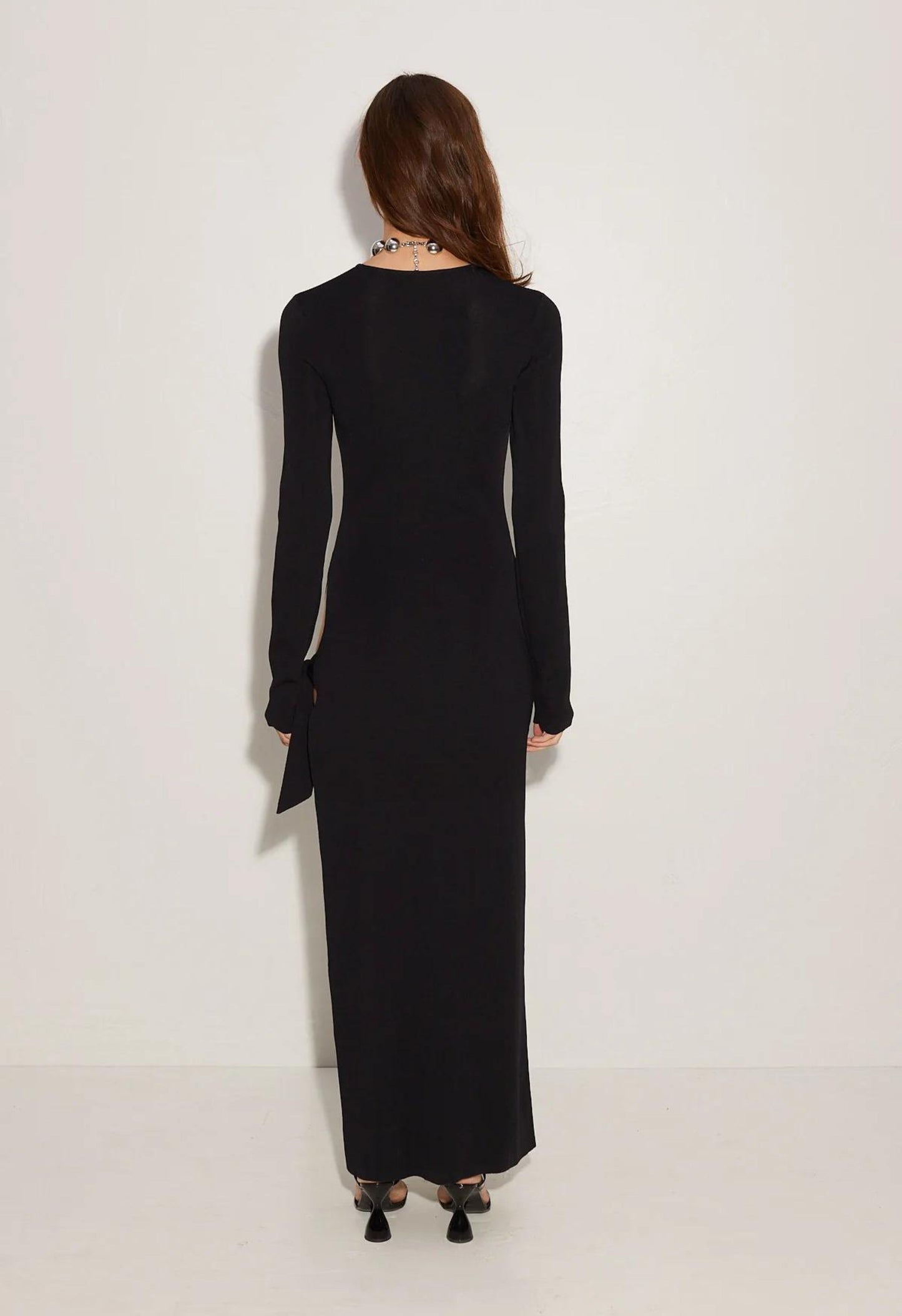 Long Sleeve Junjo Dress in Black